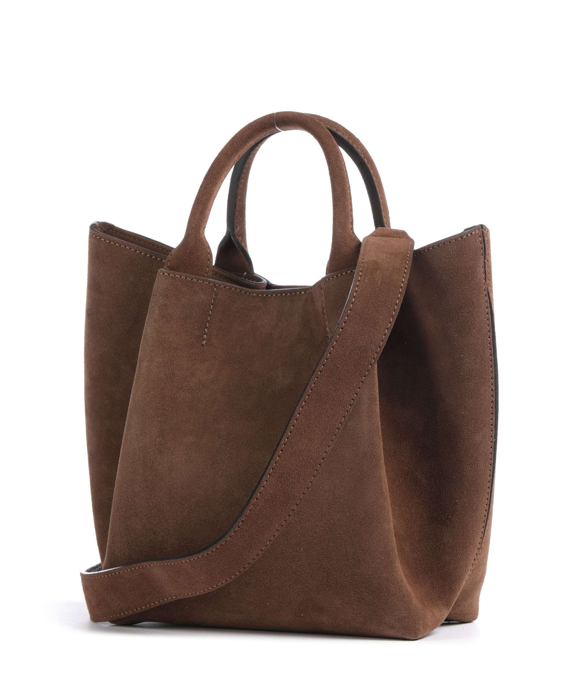 Abro Suede Essential Small Handtas wood - Image 2