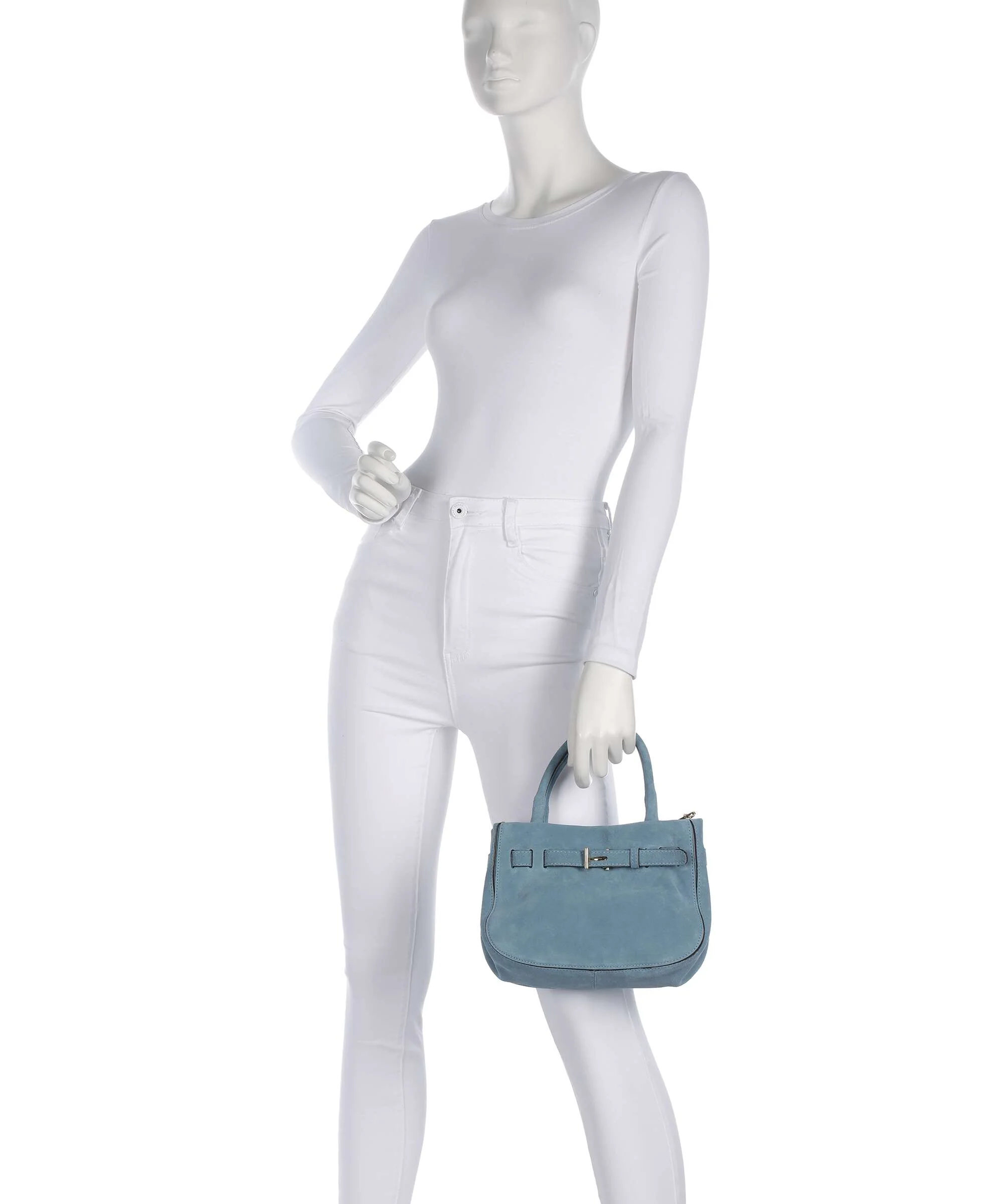 Abro Suede Jill Handtas sapphire - Image 3