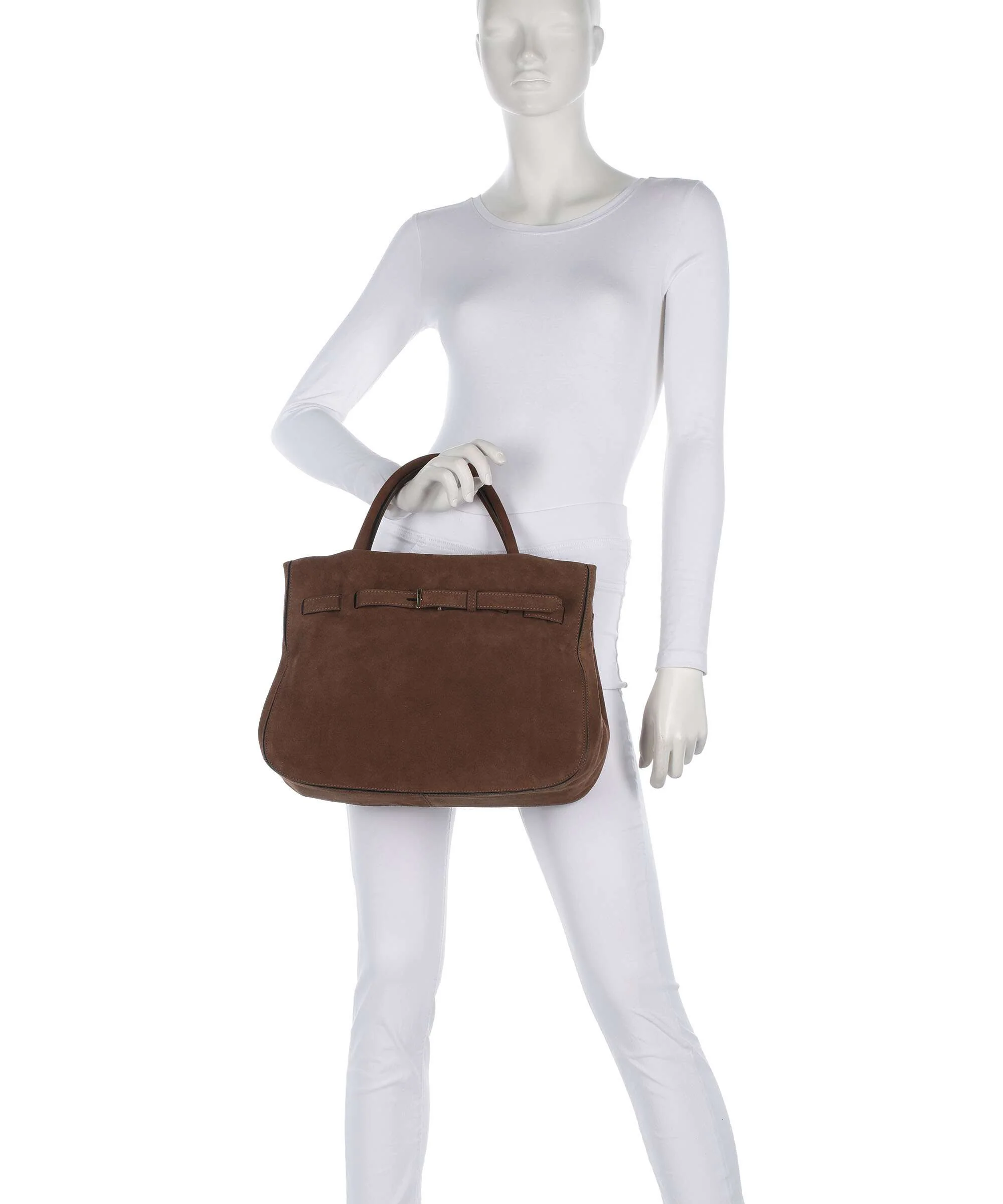 Abro Suede Jill Handtas wood - Image 3