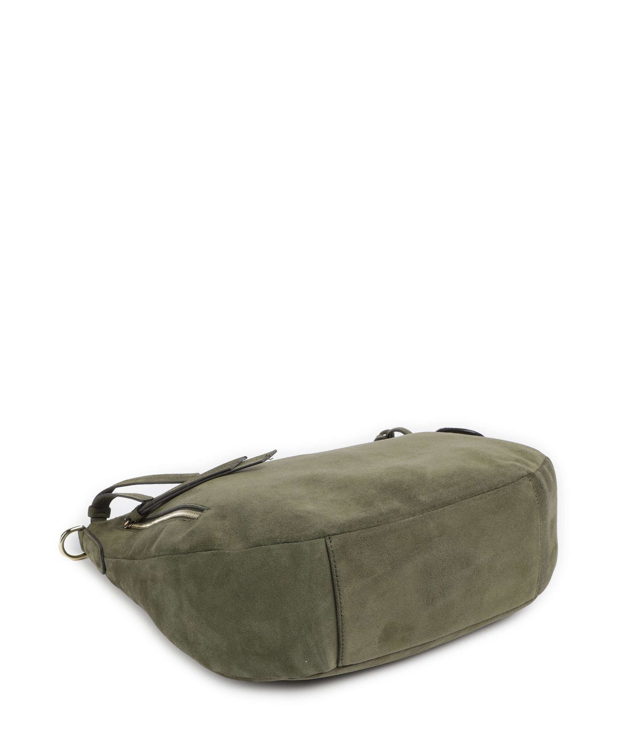 Abro Suede Juna Small Hobo tas oliv - Image 5