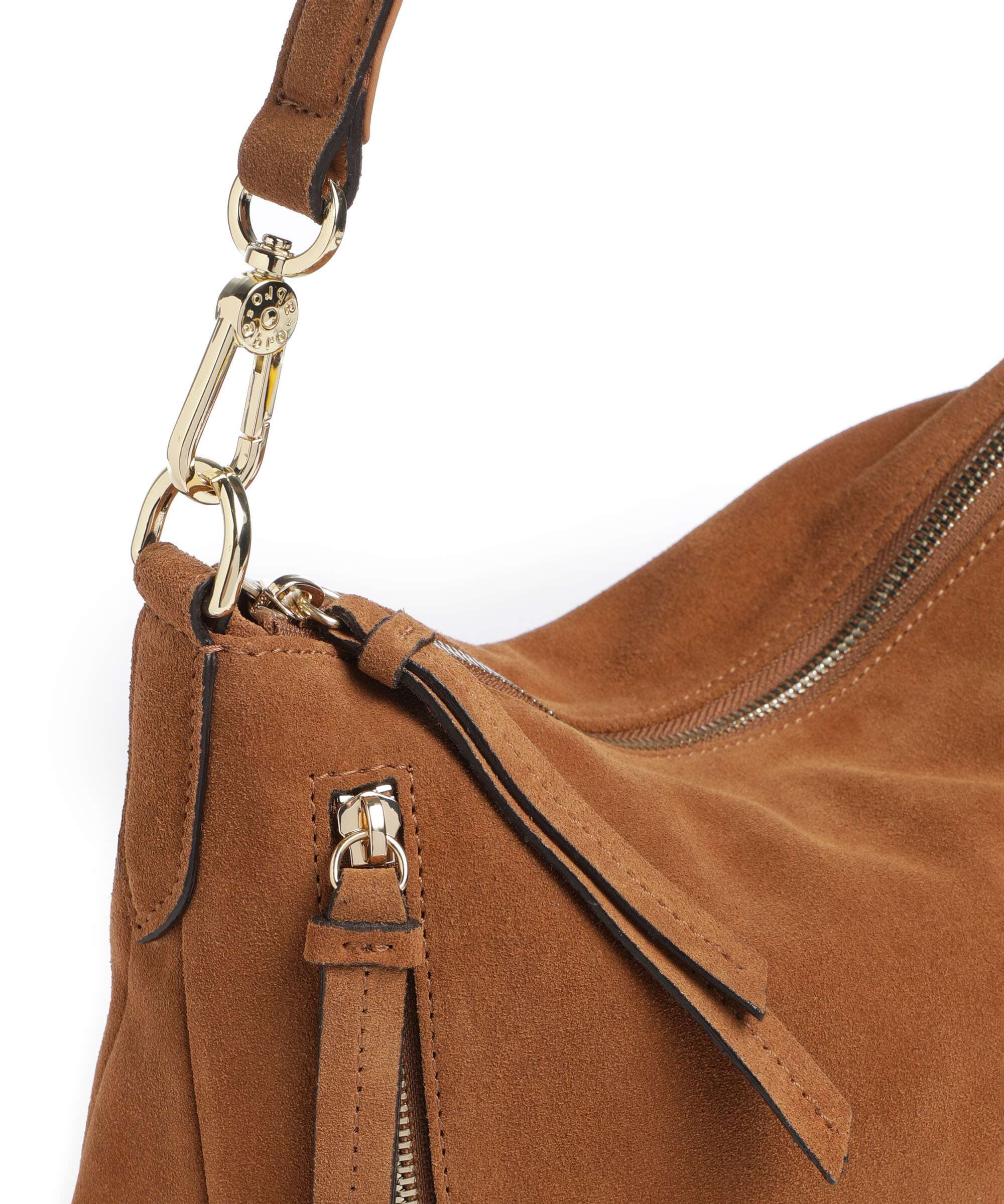 Abro Suede Juna Small Hobo tas cuoio - Image 4
