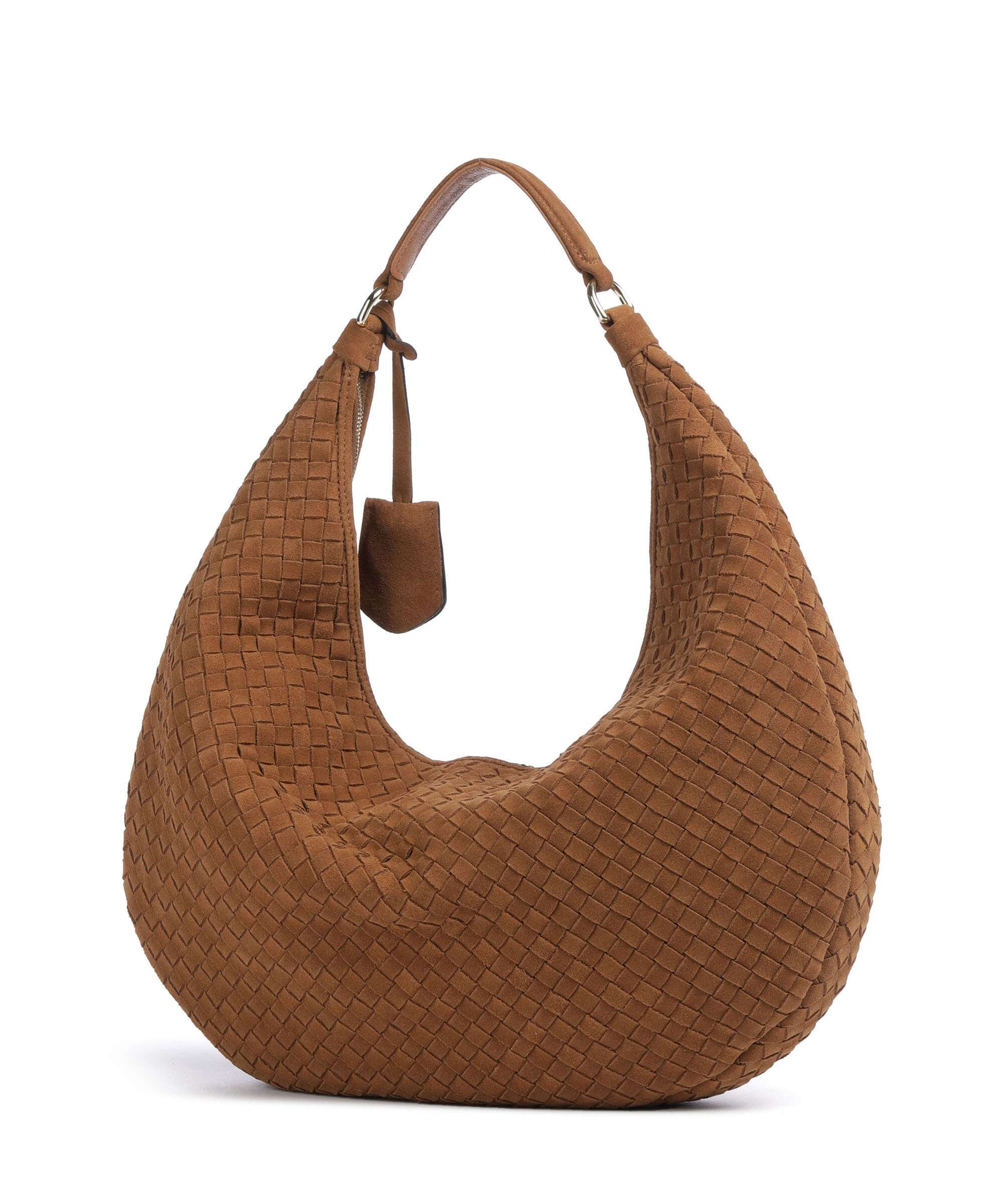 Abro Suede Nana Hobo tas cuoio - Image 2