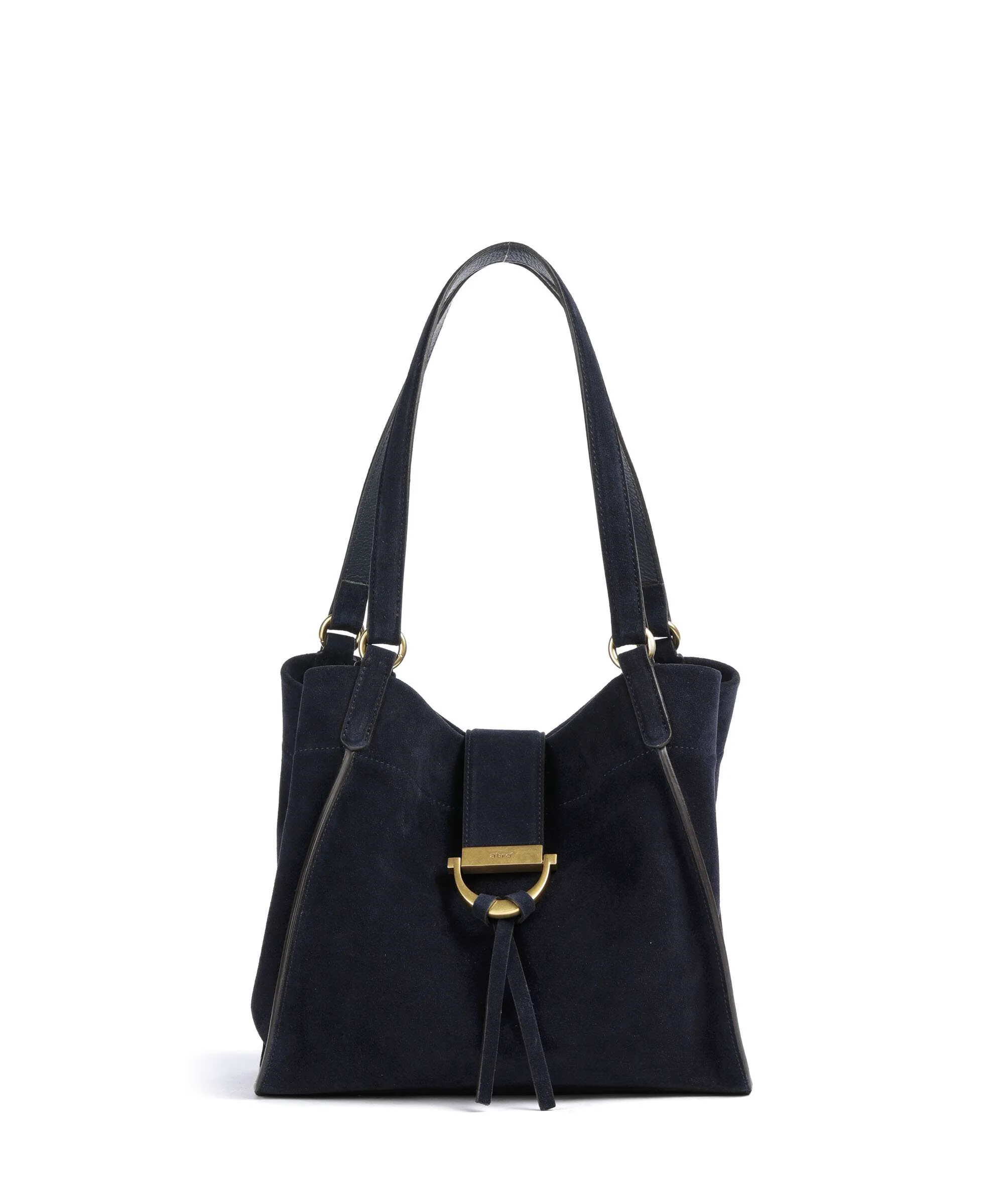 Abro Suede Temi Boodschappentas navy - Image 2