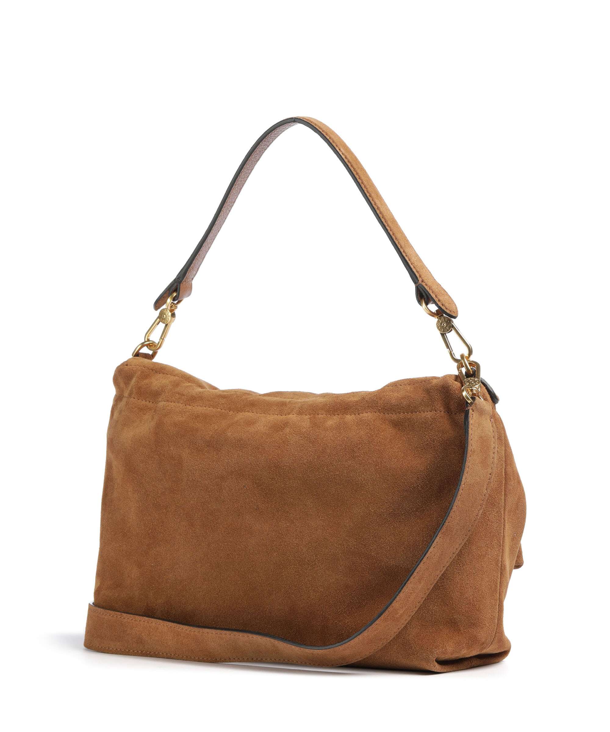 Abro Suede Temi Large Schoudertas cuoio - Image 2