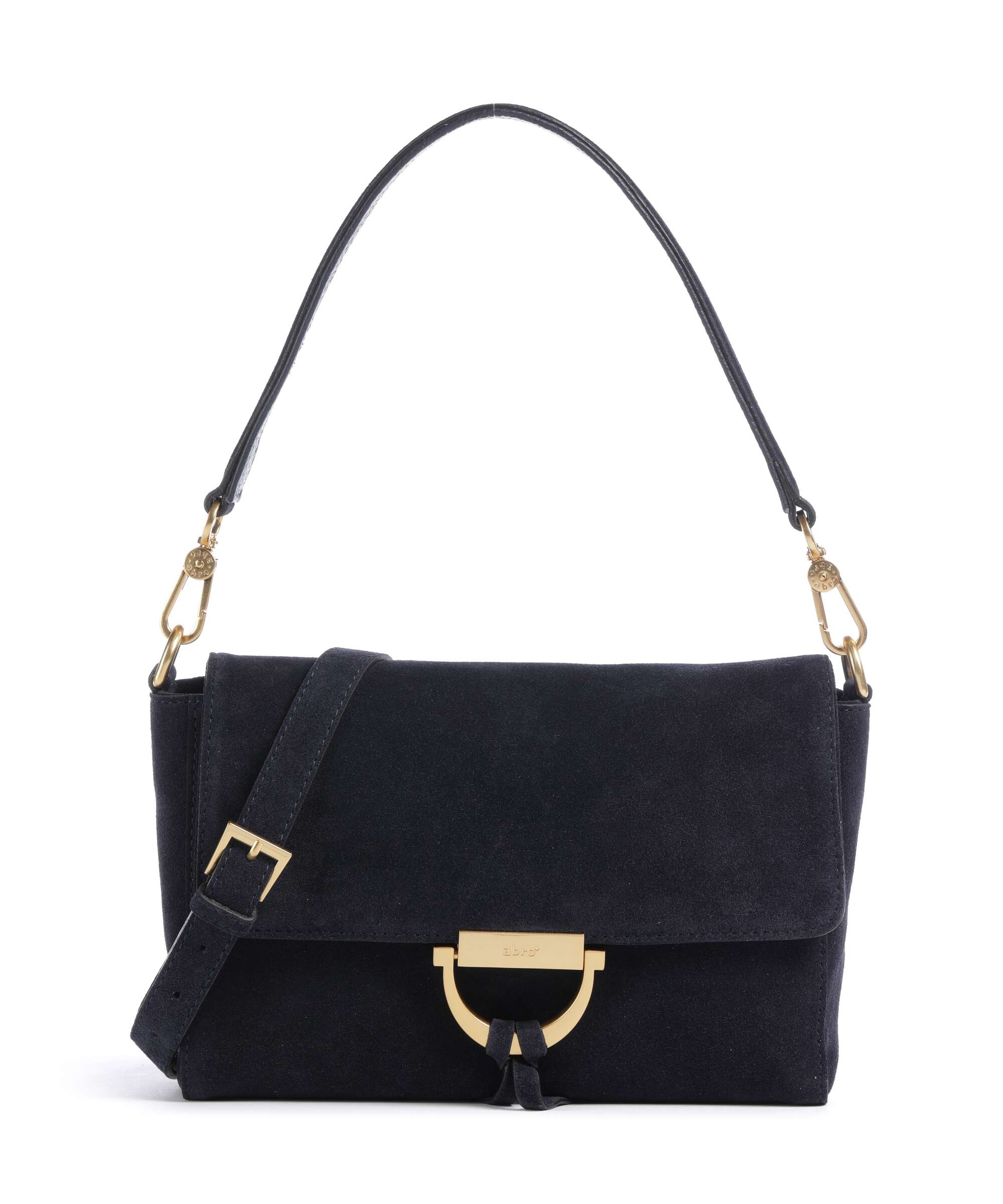 Abro Suede Temi Schoudertas navy