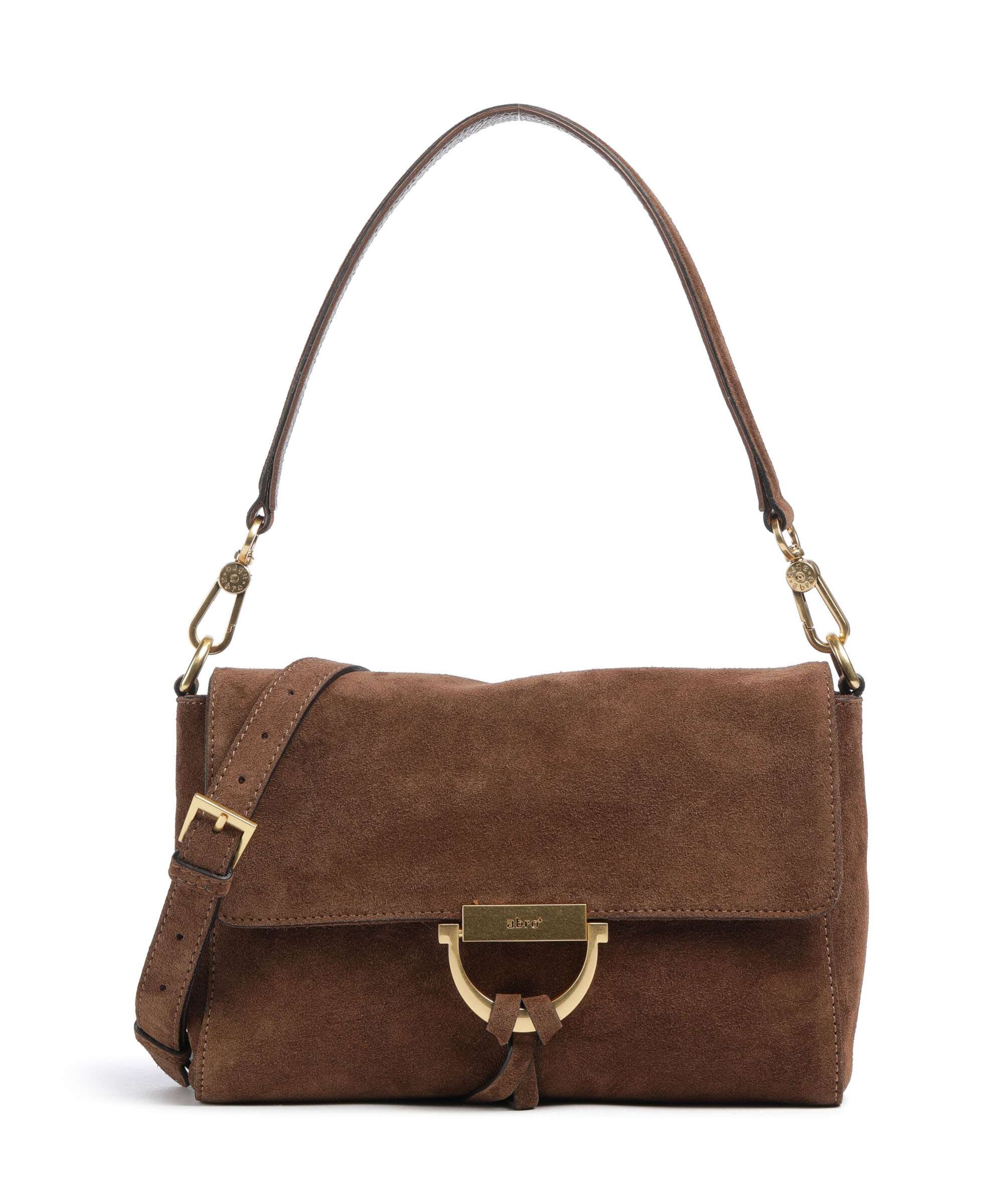 Abro Suede Temi Schoudertas wood