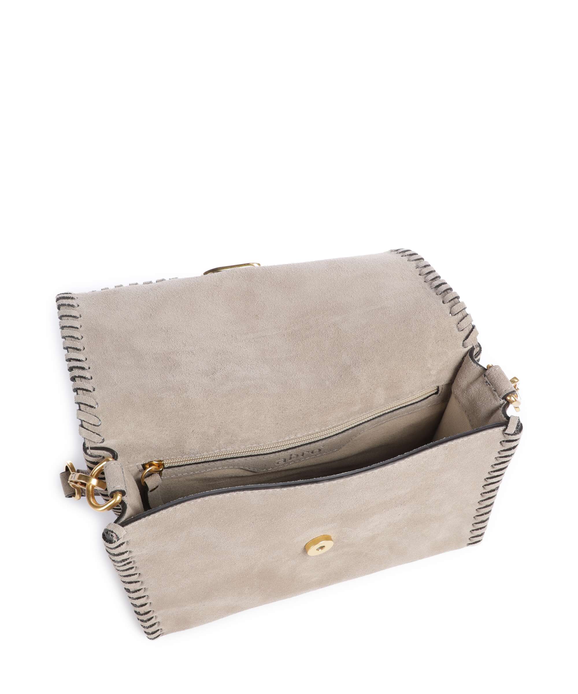 Abro Suede Temi Stitch Schoudertas siena - Image 7