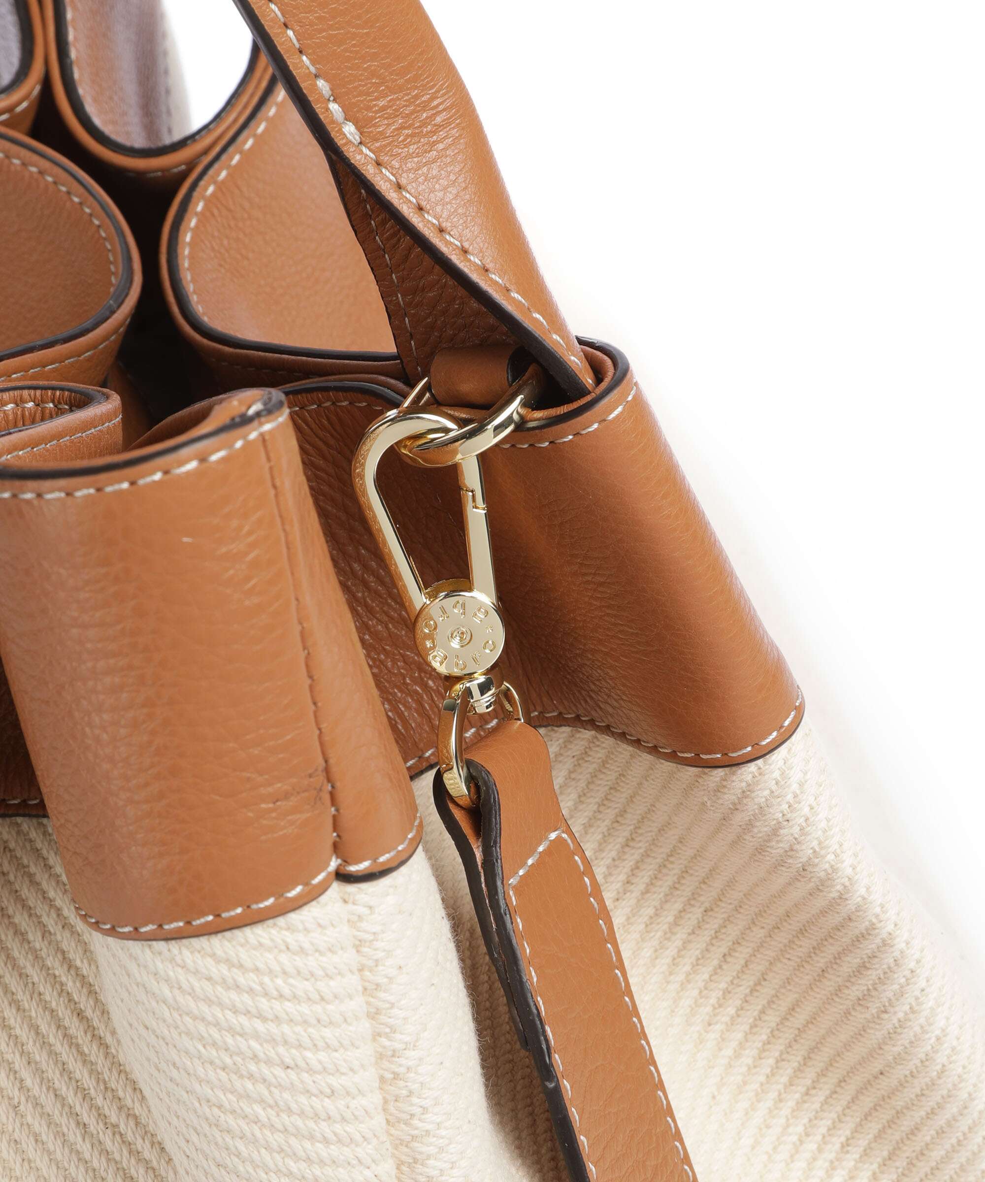 Abro Super Drill Essential Medium Handtas ivory/cuoio - Image 4