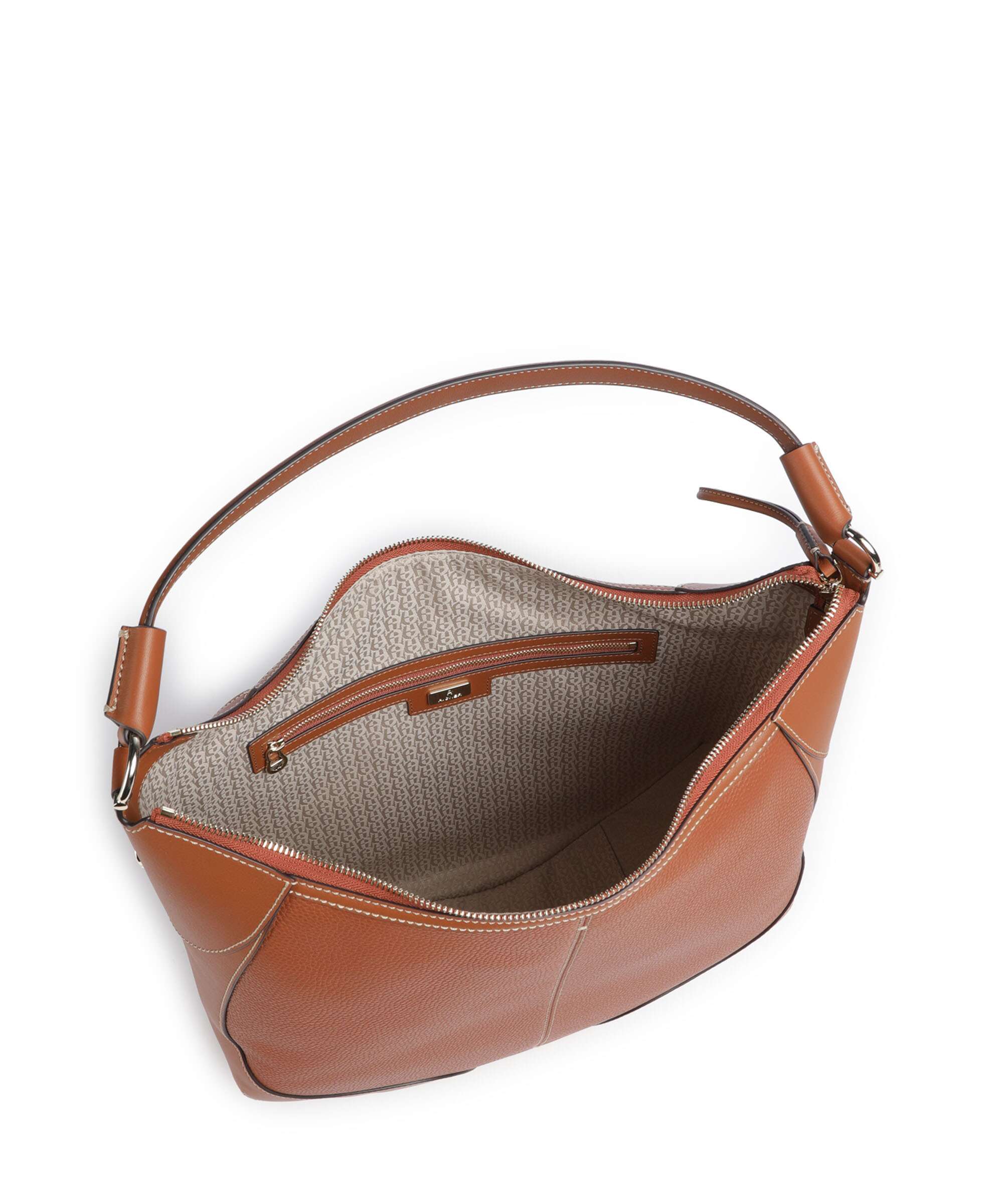 Aigner Ambra L Hobo tas cognac brown - Image 6