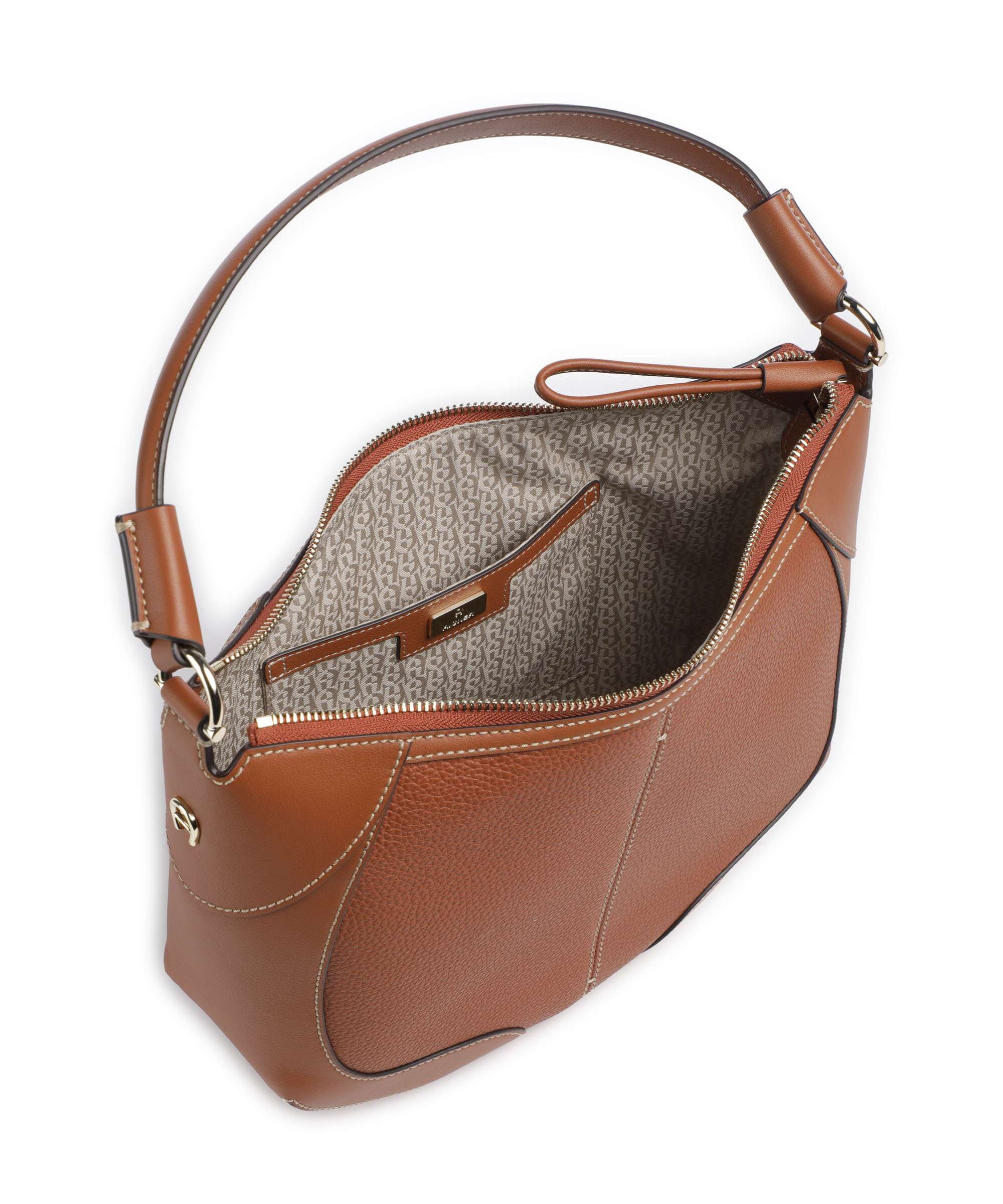 Aigner Ambra M Hobo tas cognac brown - Image 5
