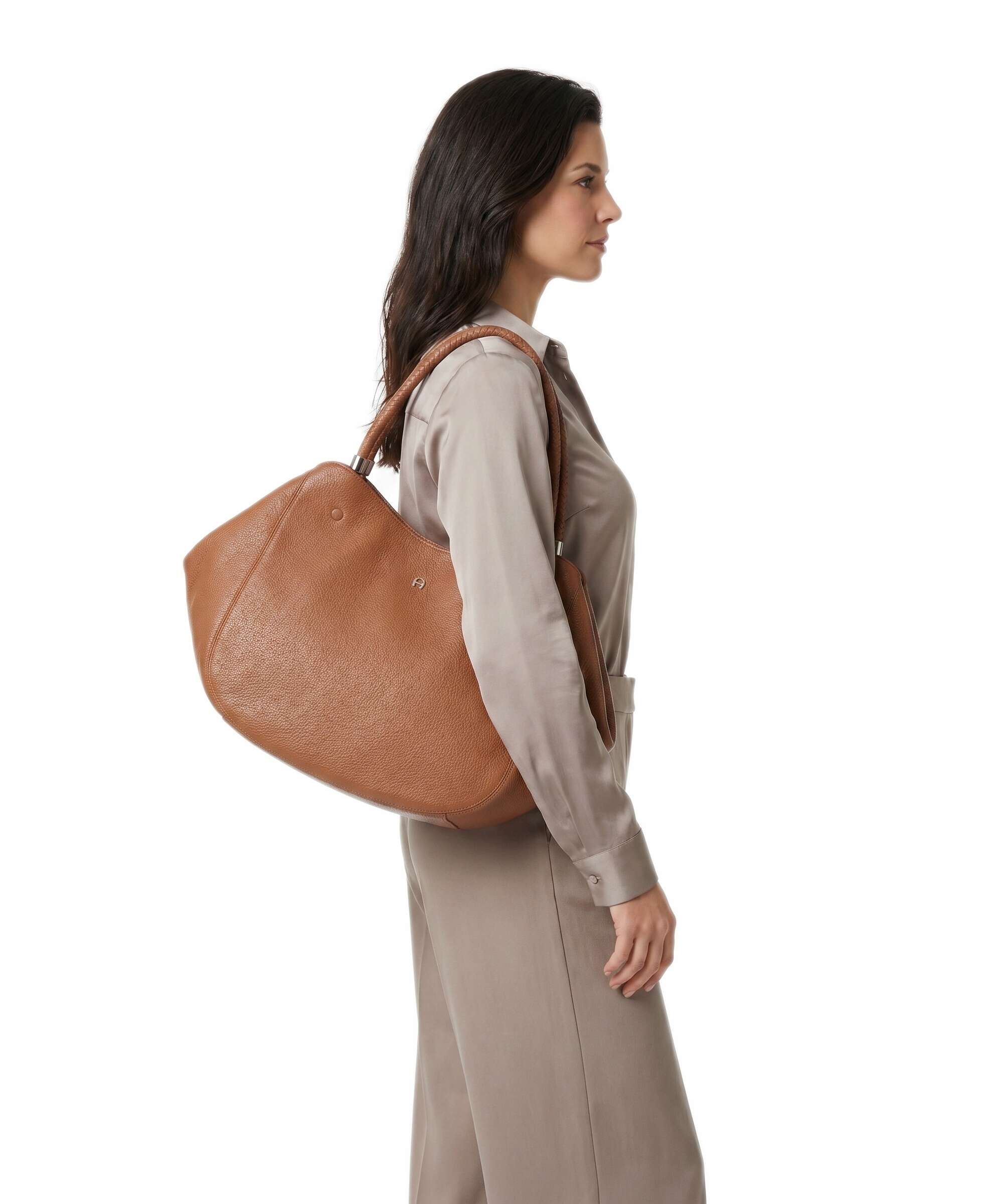 Aigner Carré Soft L Boodschappentas cognac brown - Image 3