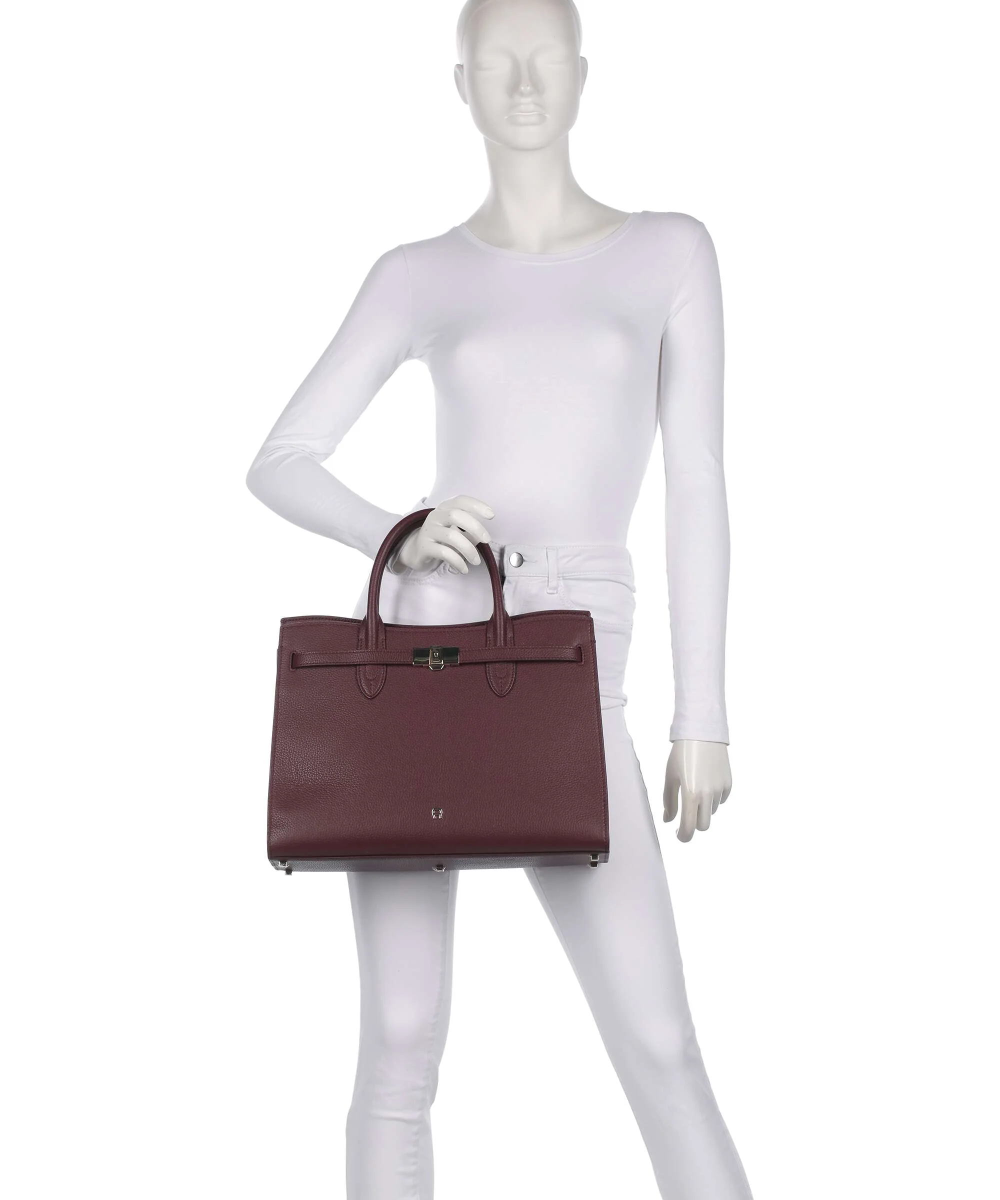 Aigner Farah L Handtas port red - Image 3