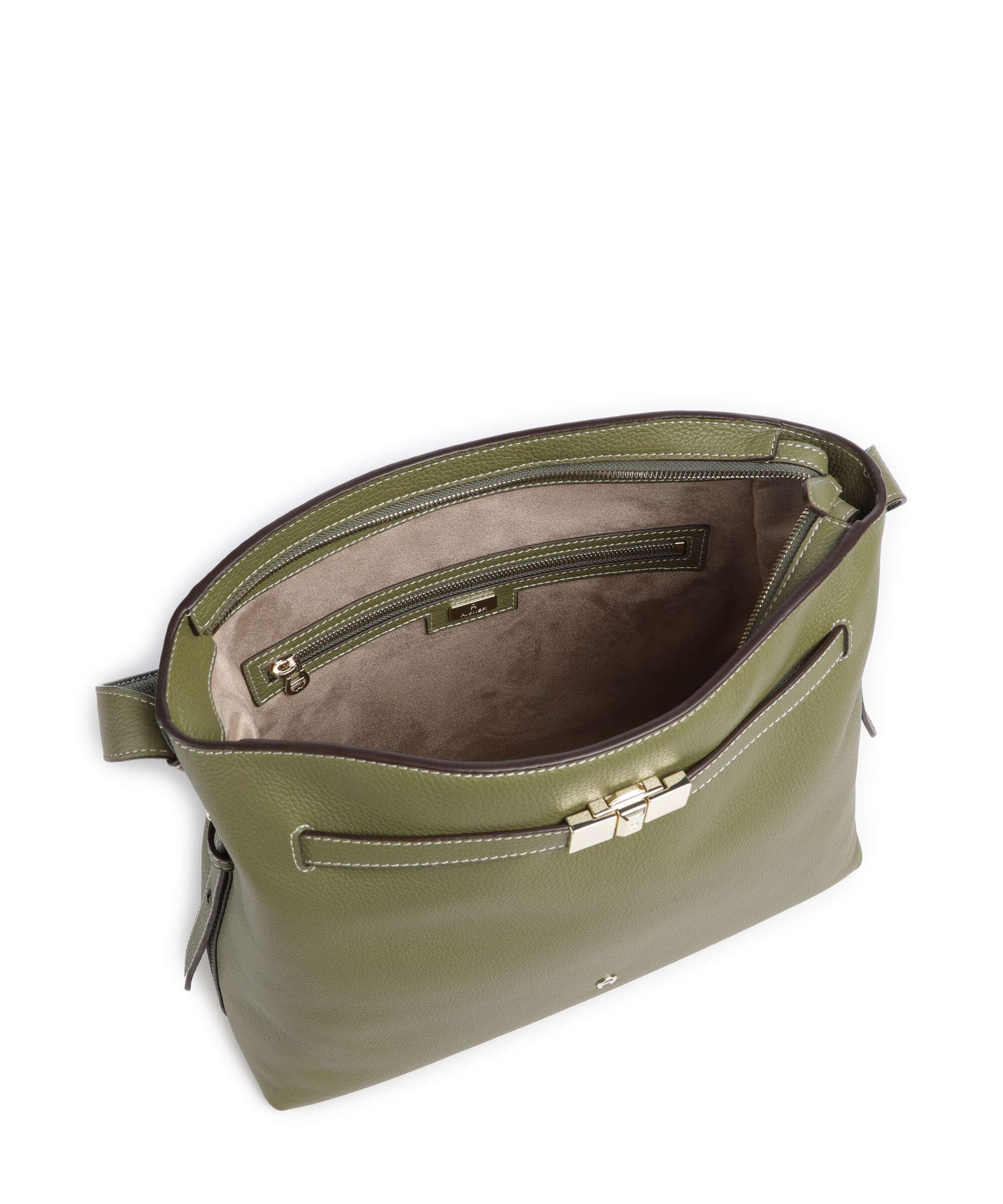 Aigner Farah M Hobo tas moss green - Image 5