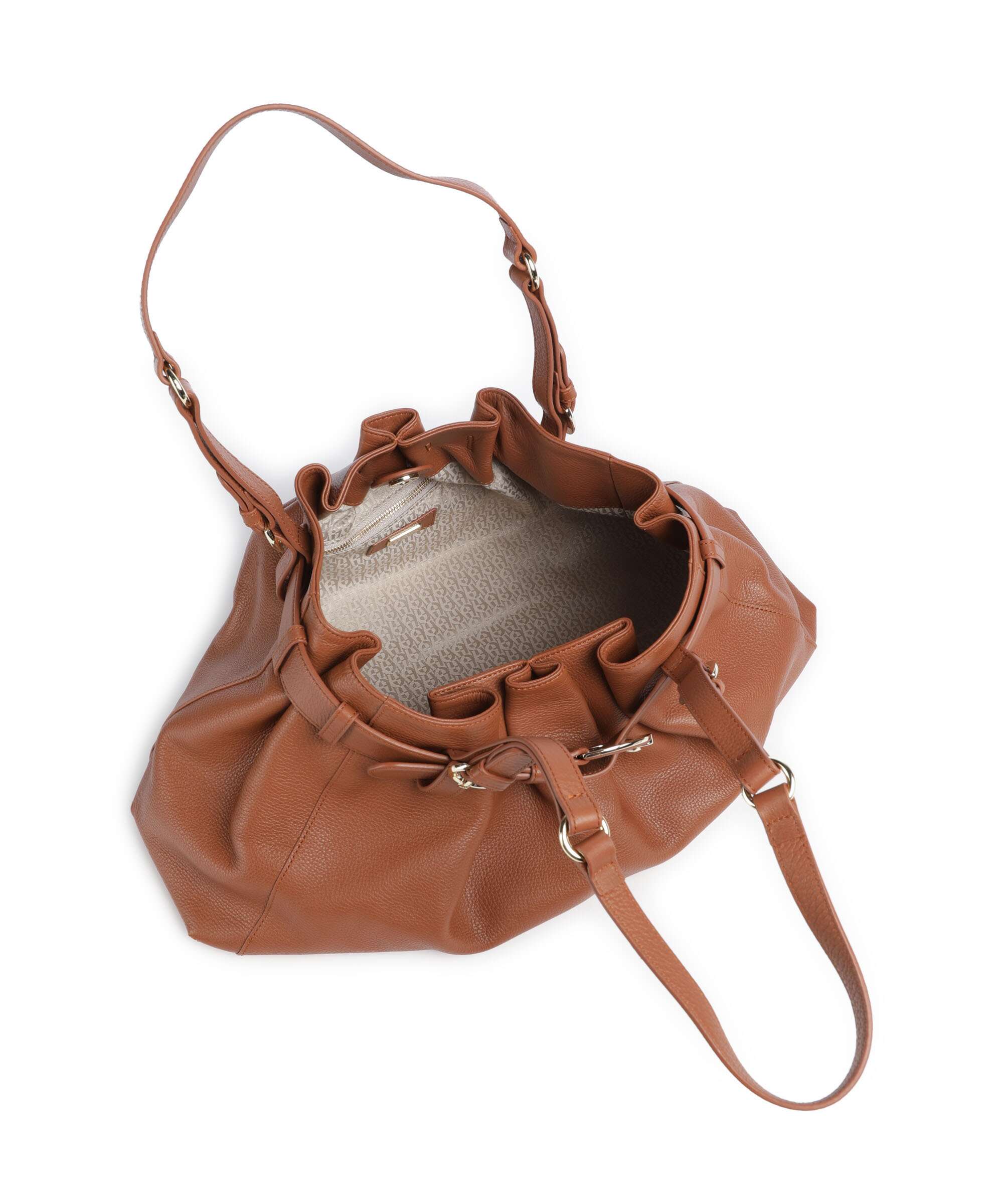 Aigner Lavinia M Hobo tas cognac brown - Image 5