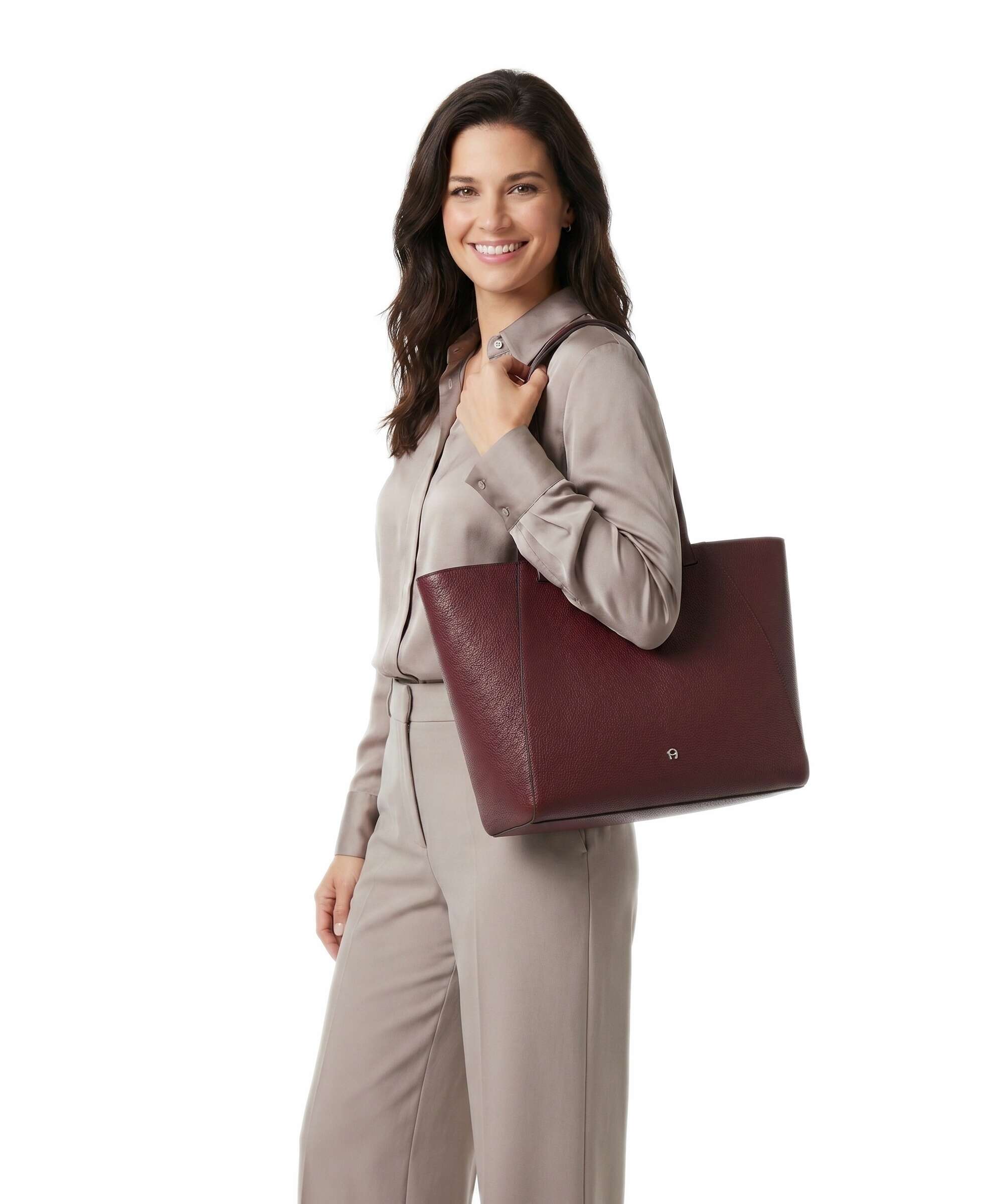 Aigner Pura L Boodschappentas burgundy - Image 3