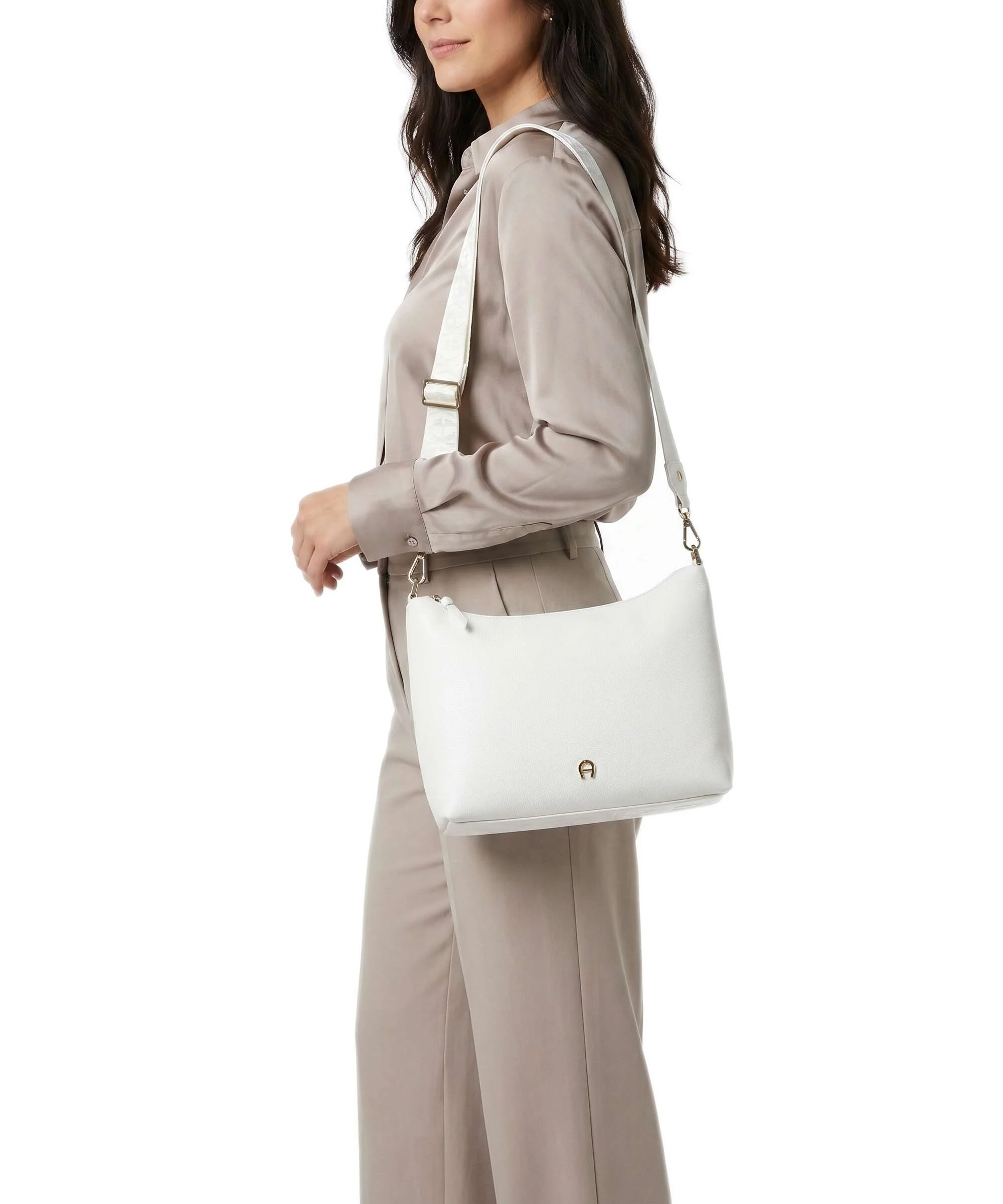 Aigner Zita S Crossbody tas cotton white - Image 3
