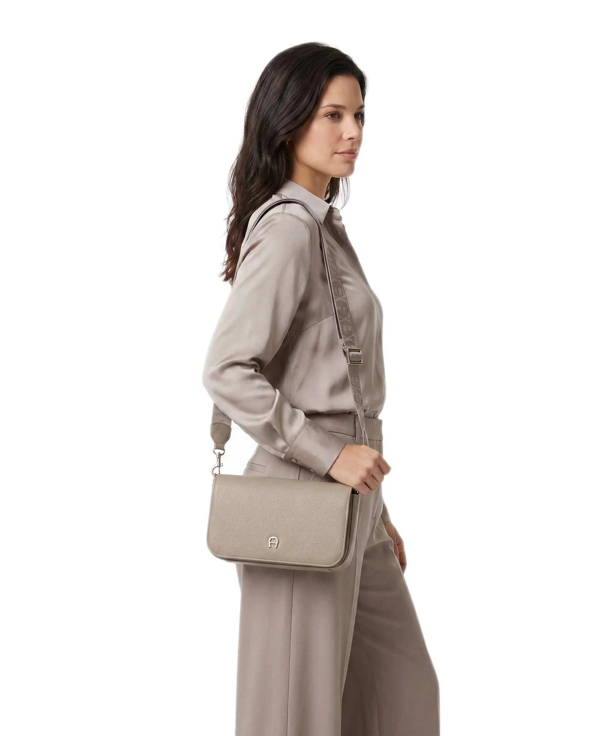 Aigner Zita S Crossbody tas taupe - Image 3
