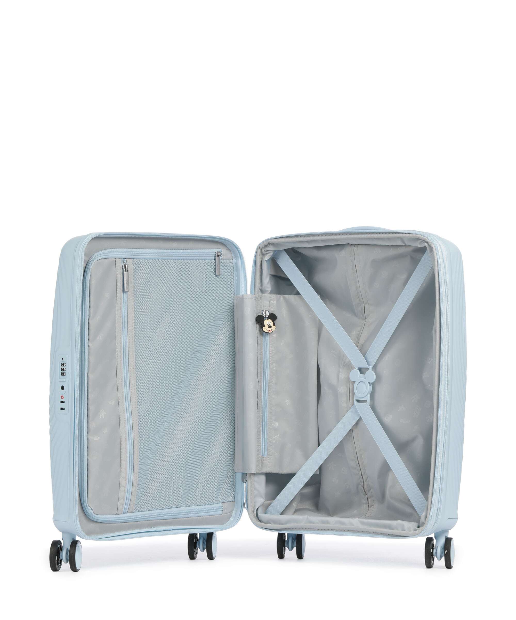 American Tourister Mickey Magic Trolley (4 wielen) mickey pastel blue - Image 6