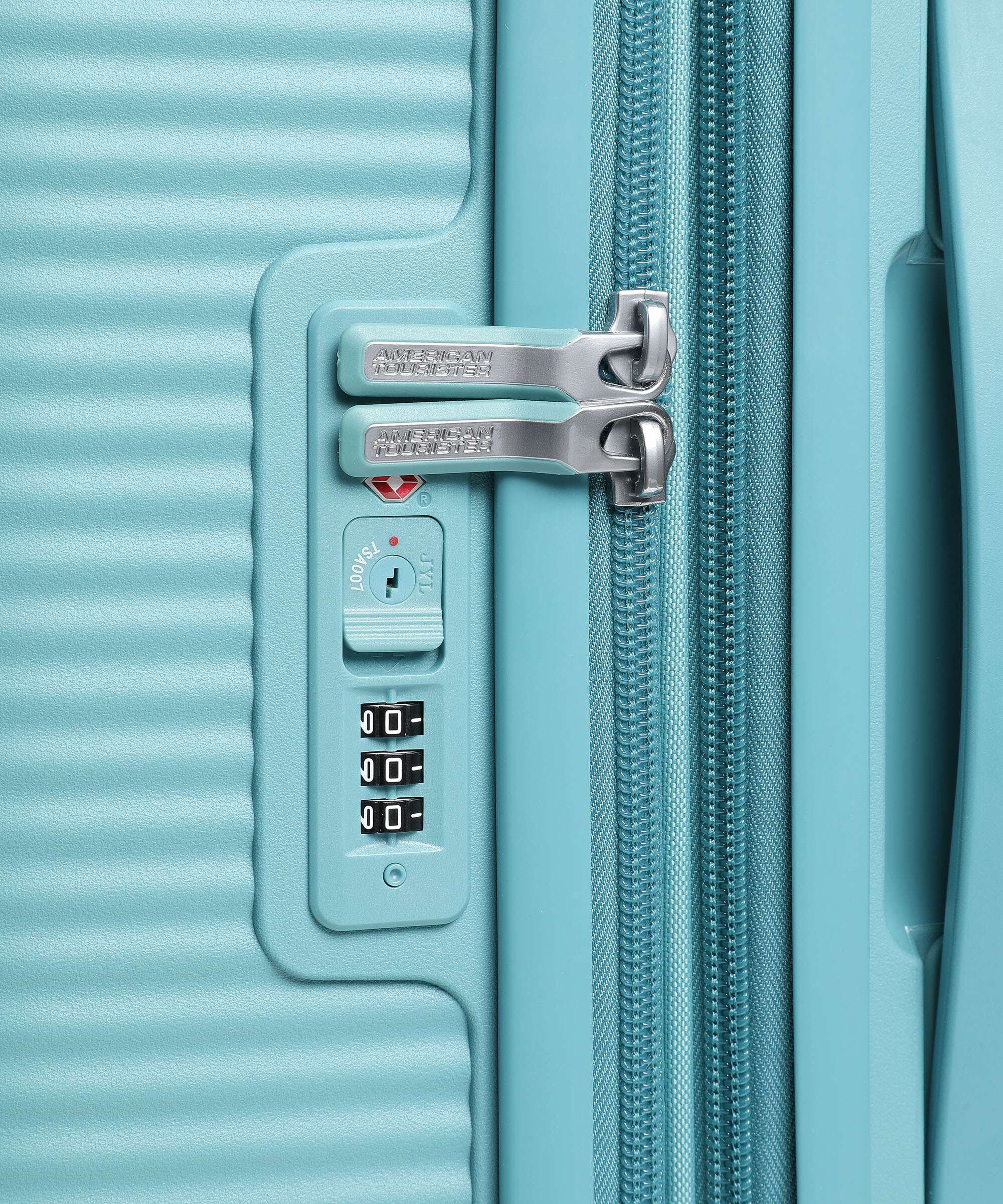American Tourister Soundbox Trolley (4 wielen) turquoise tonic - Image 3