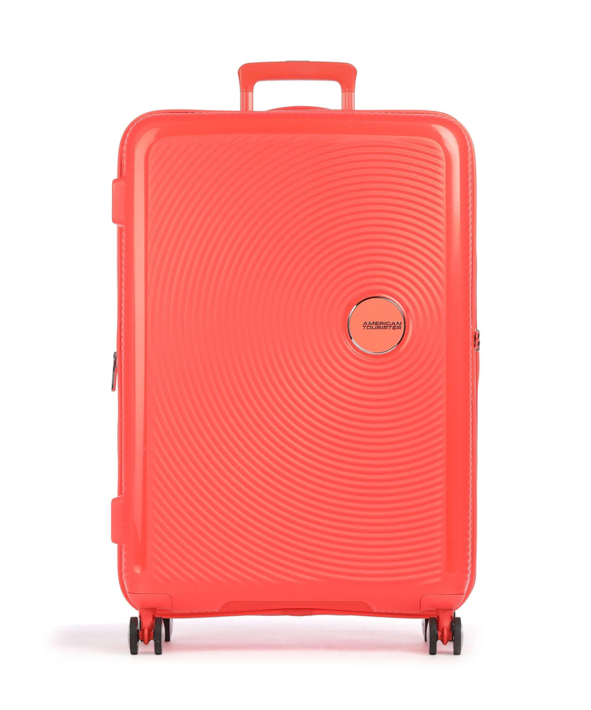 American Tourister Soundbox Trolley (4 wielen) neon orange