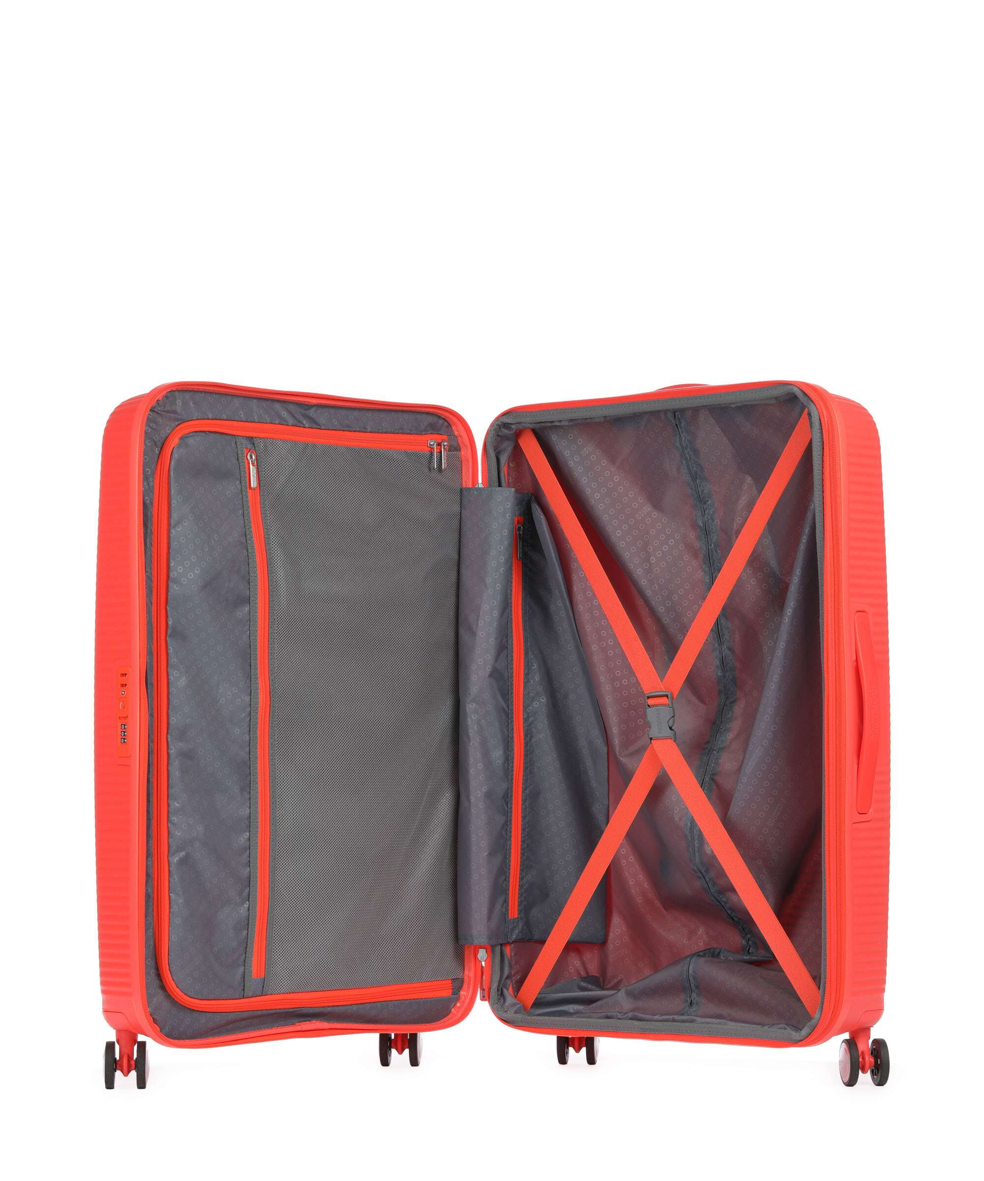 American Tourister Soundbox Trolley (4 wielen) neon orange - Image 6