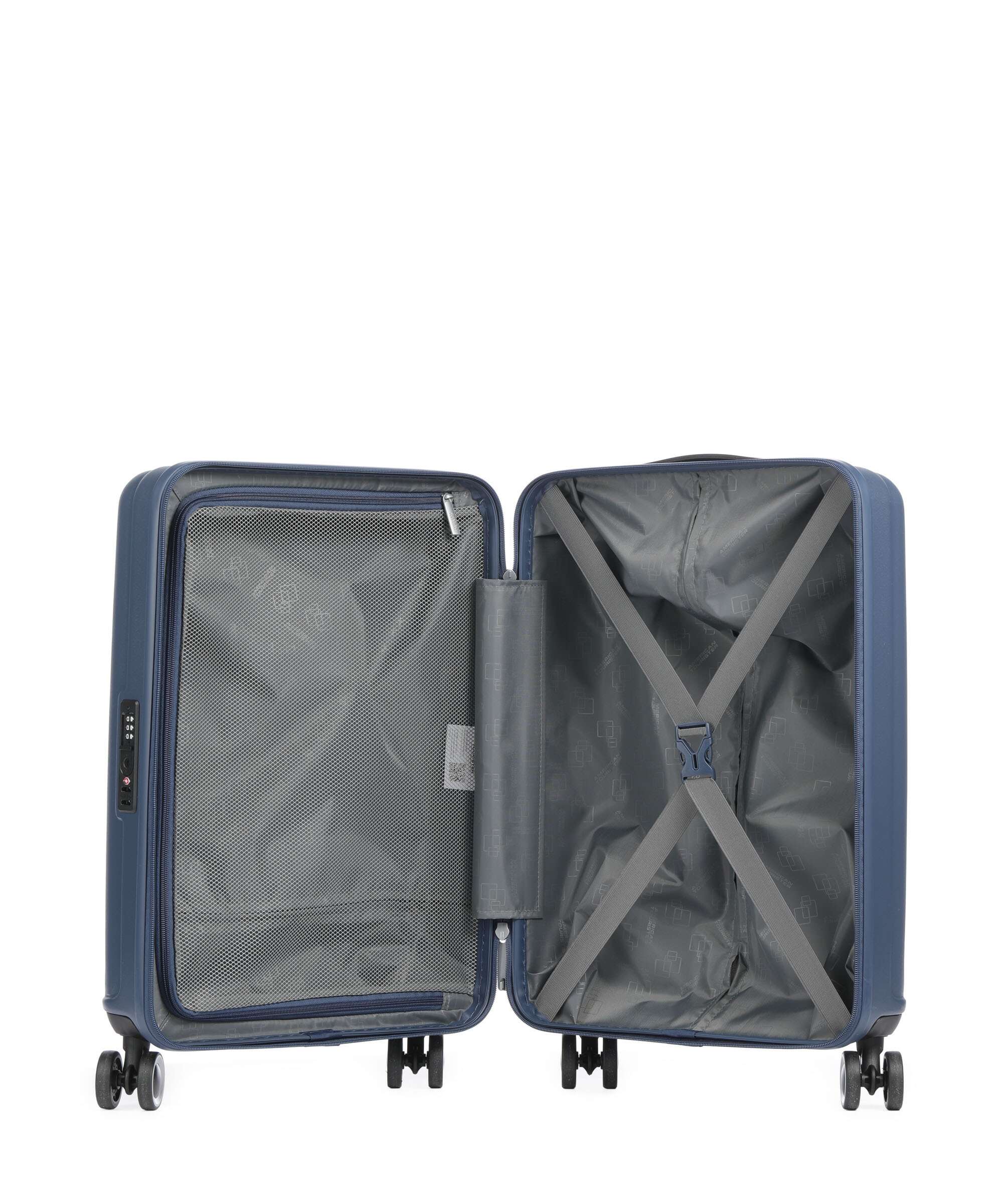 American Tourister Sunset Hills Trolley (4 wielen) navy blue - Image 5