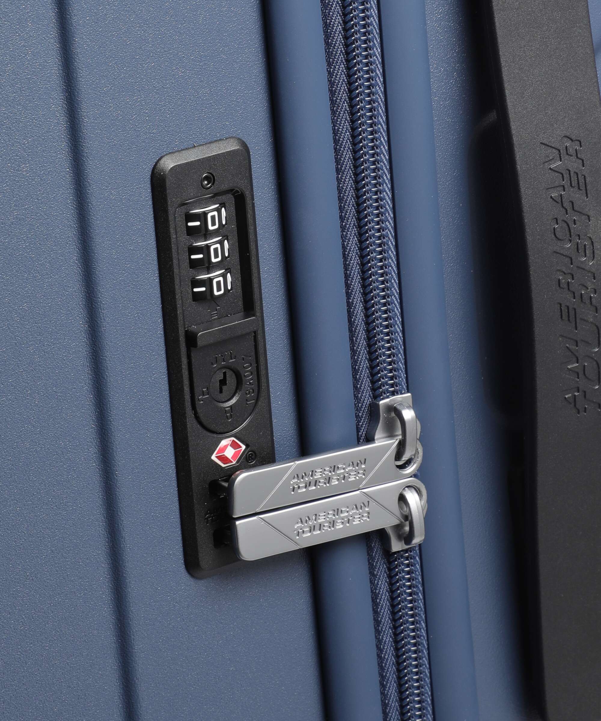 American Tourister Sunset Hills Trolley (4 wielen) navy blue - Image 3