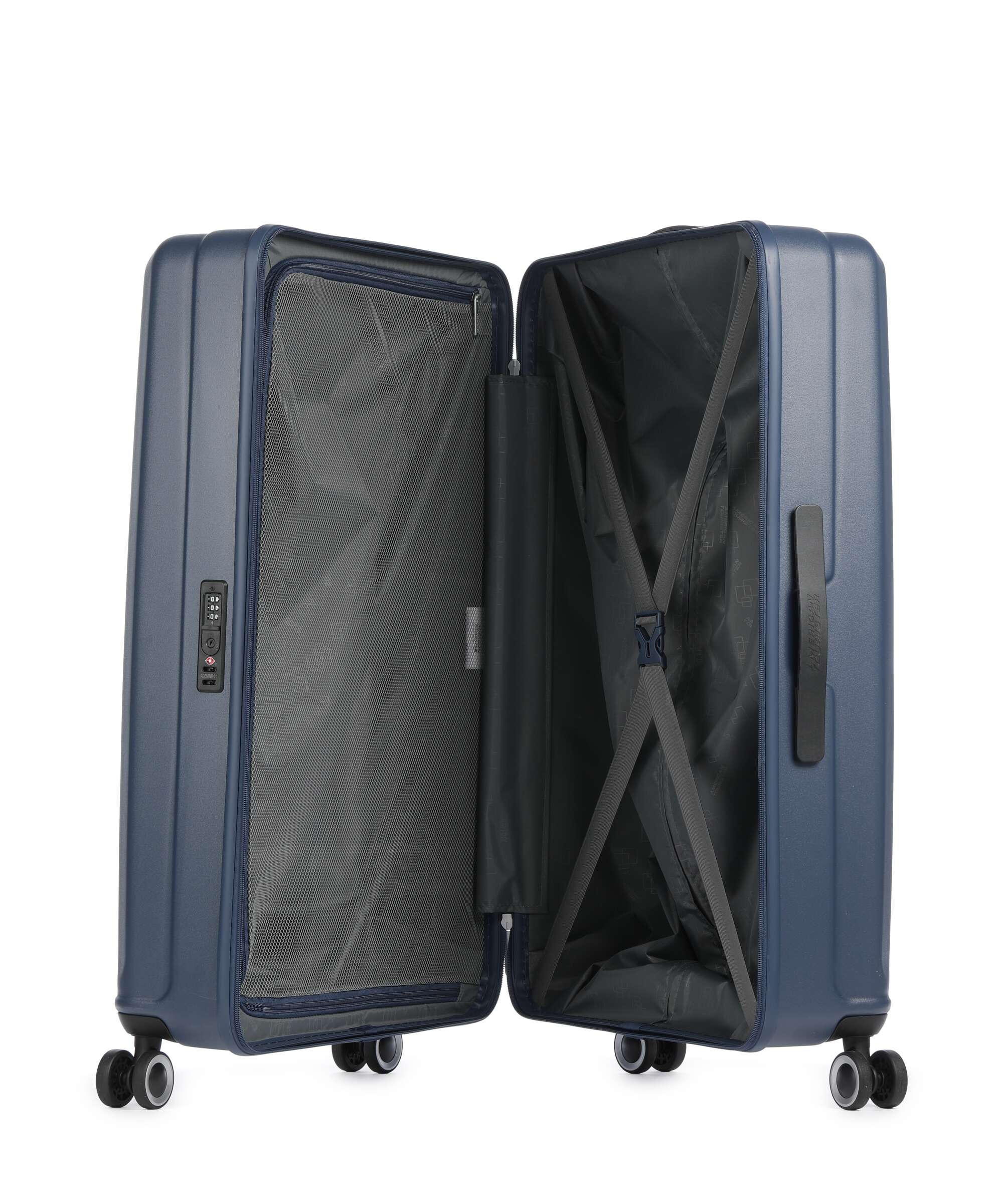 American Tourister Sunset Hills Trolley (4 wielen) navy blue - Image 5
