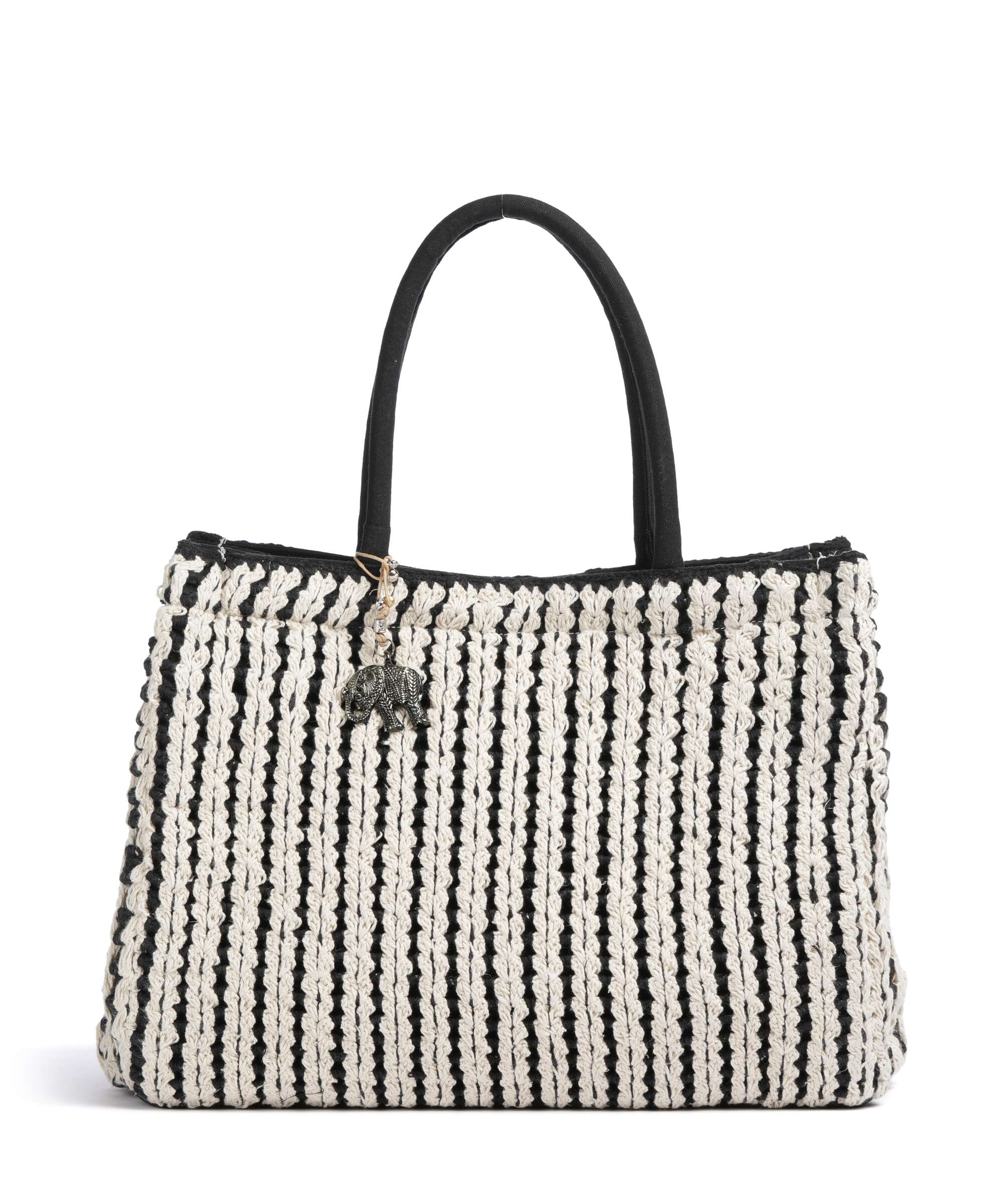 Anokhi Boodschappentas black/white