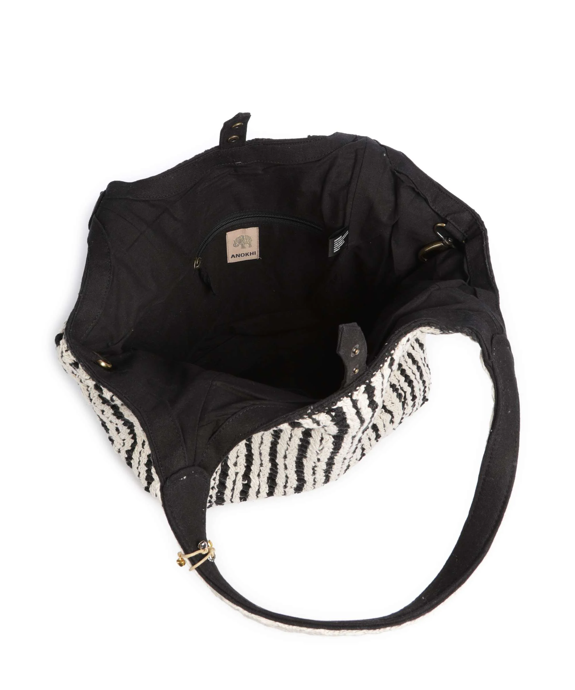Anokhi Boodschappentas black/white - Image 7