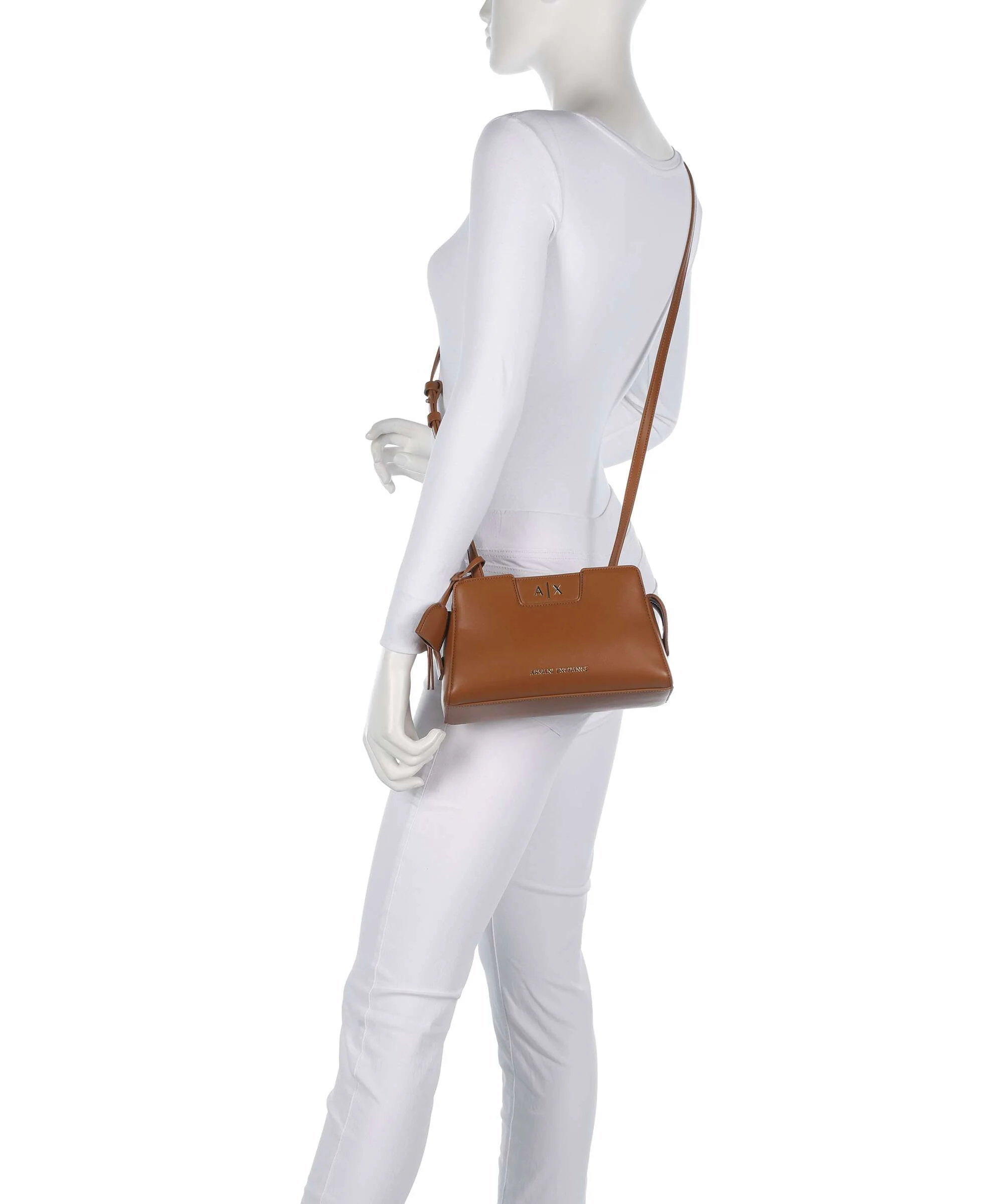 Armani Exchange Amelie M Crossbody tas brown - Image 3