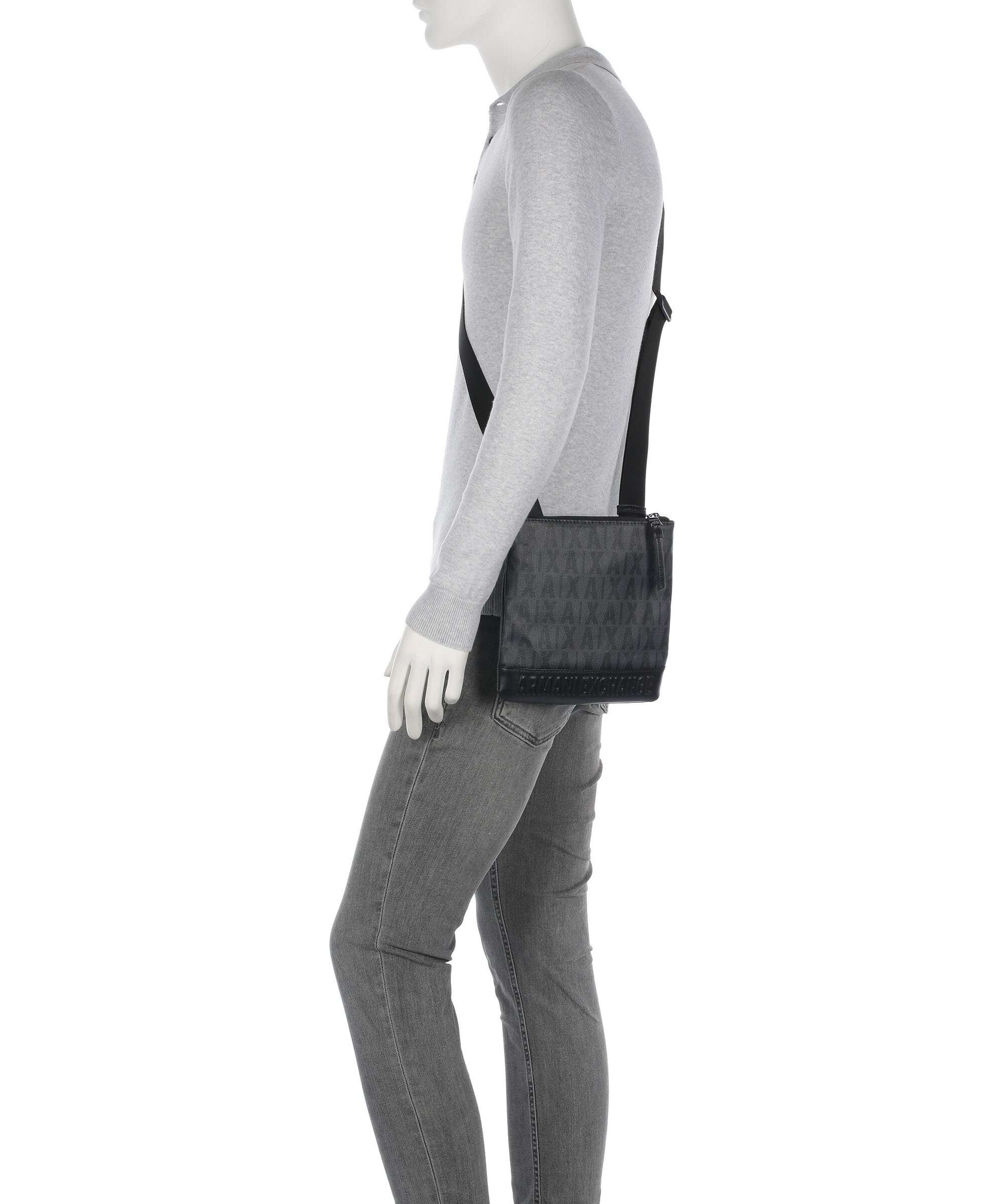 Armani Exchange Crossbody tas asphalt black - Image 3