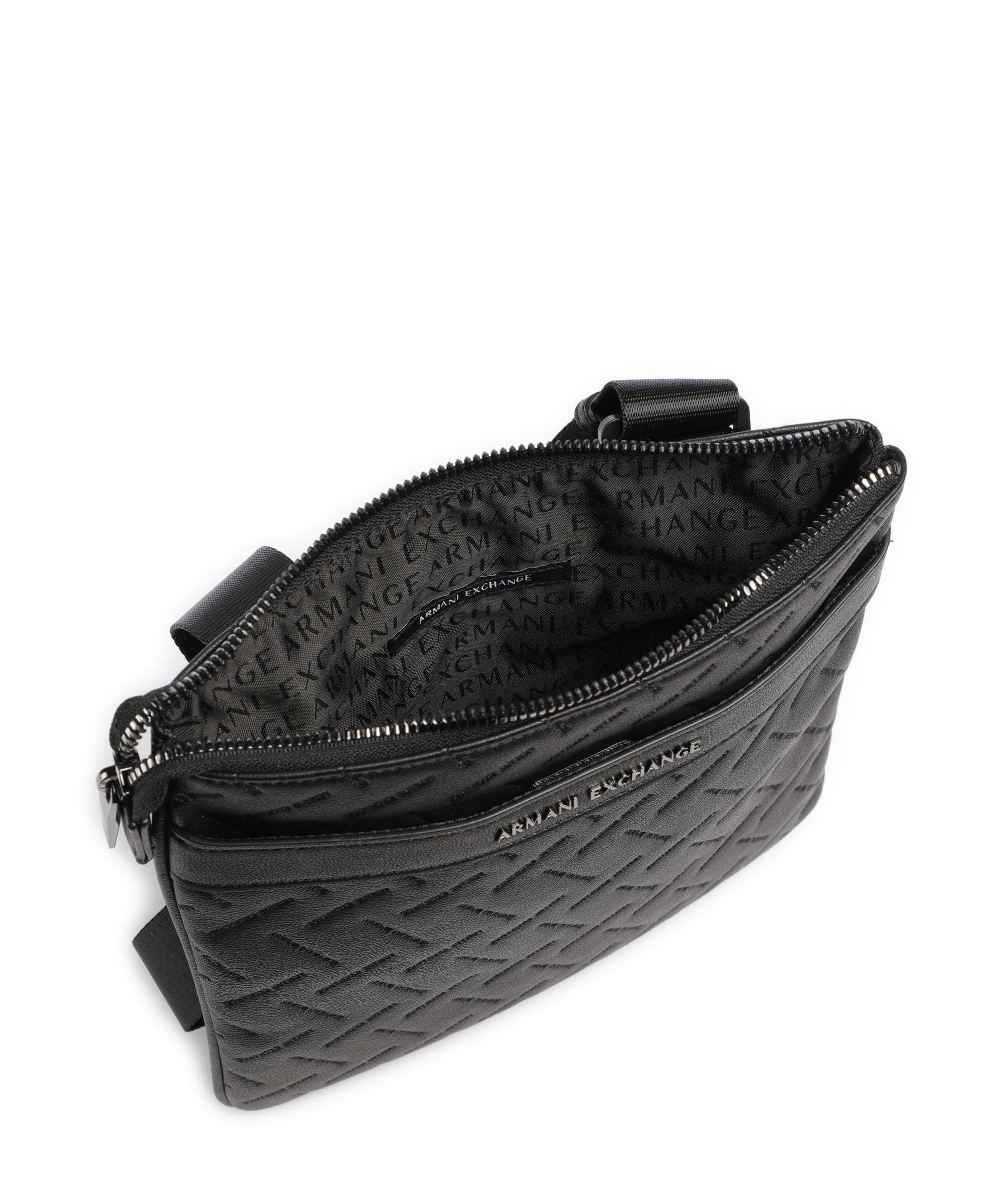 Armani Exchange Ginevra Embossed Crossbody tas black - Image 5