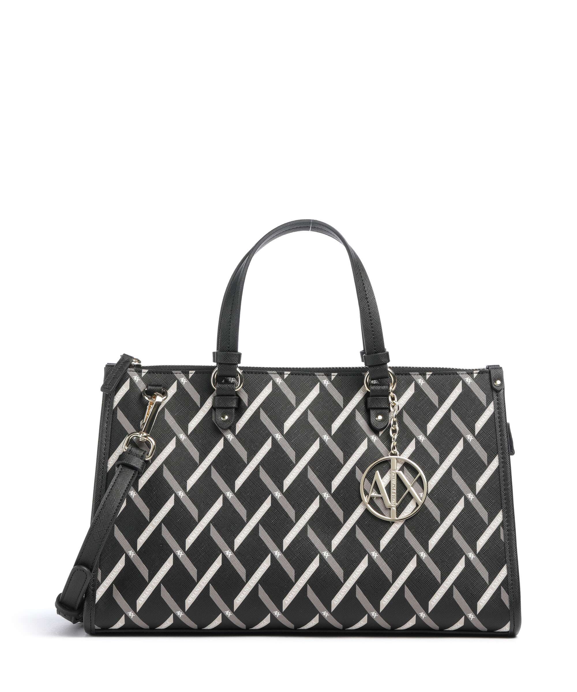 Armani Exchange Gynger Logo M Handtas black