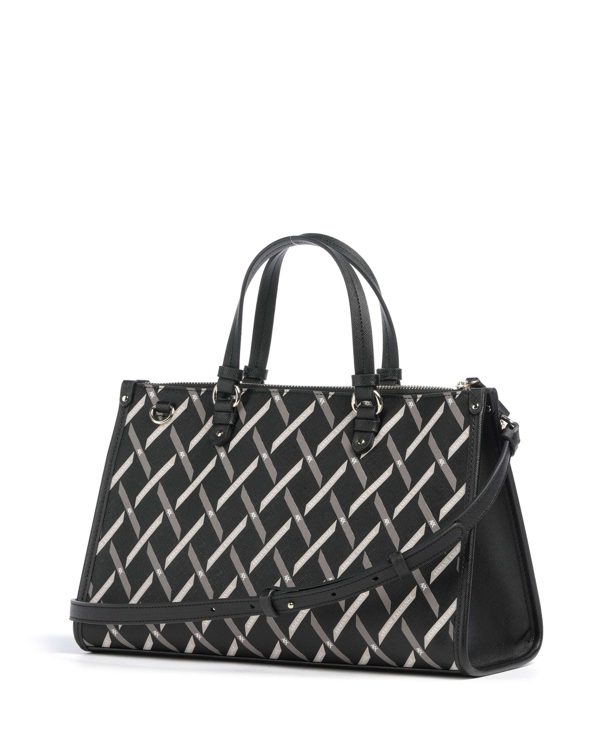 Armani Exchange Gynger Logo M Handtas black - Image 2