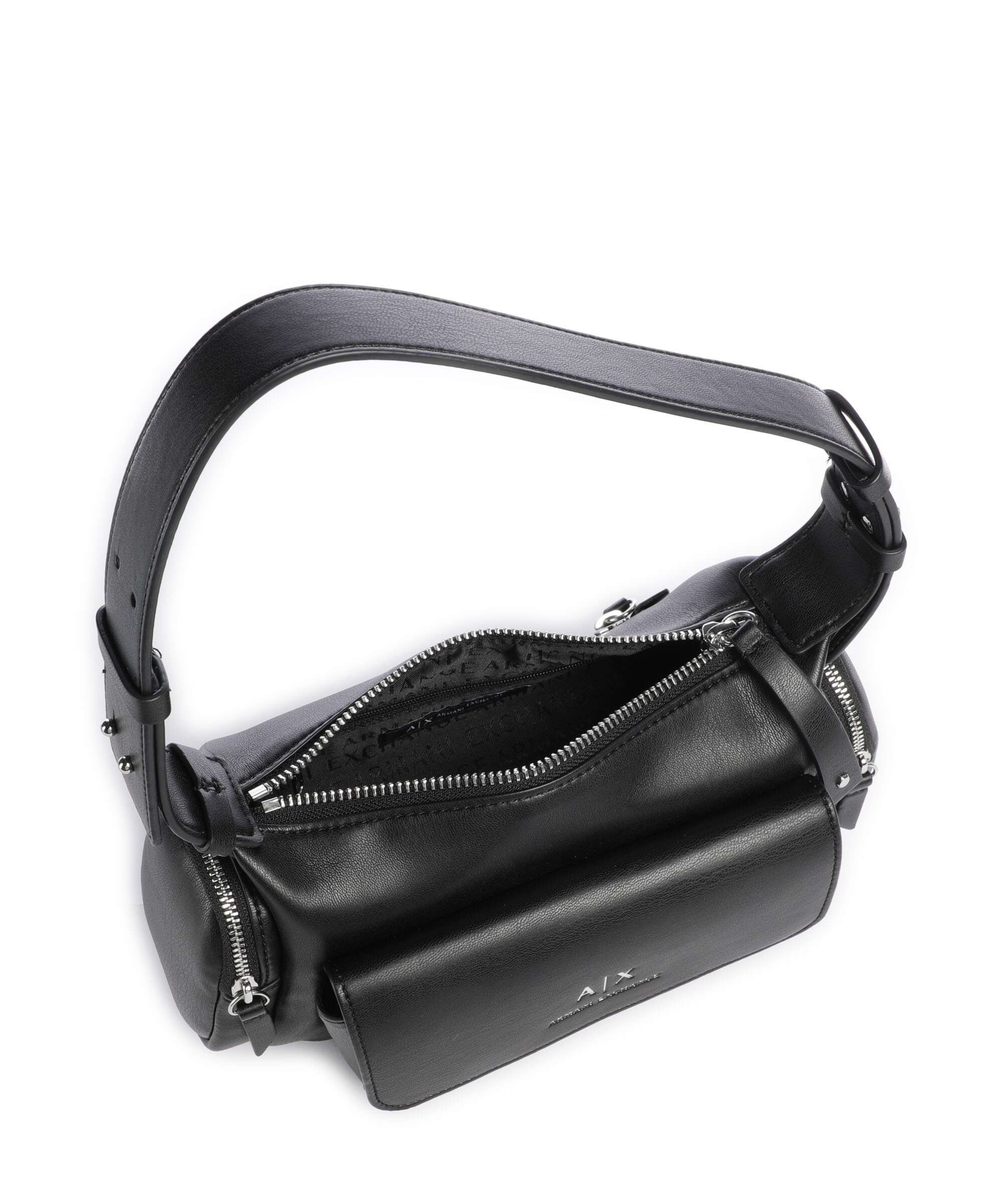 Armani Exchange Rachel S Schoudertas black - Image 6