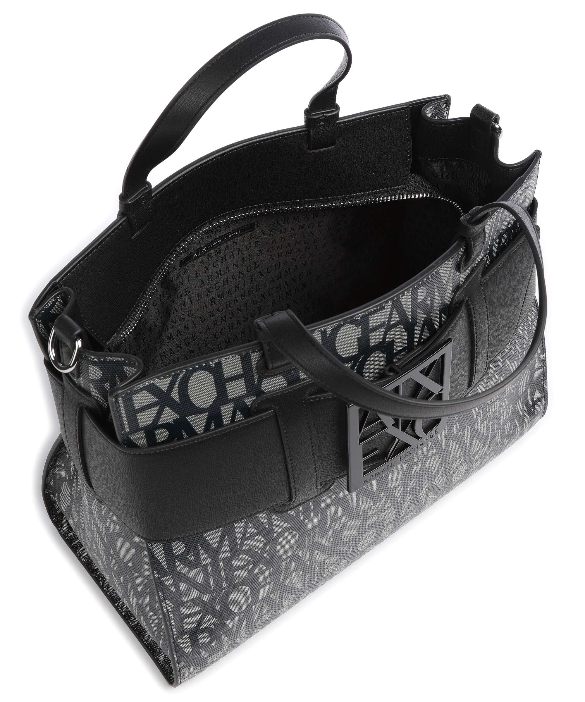 Armani Exchange Susy Handtas beige/black - Image 7