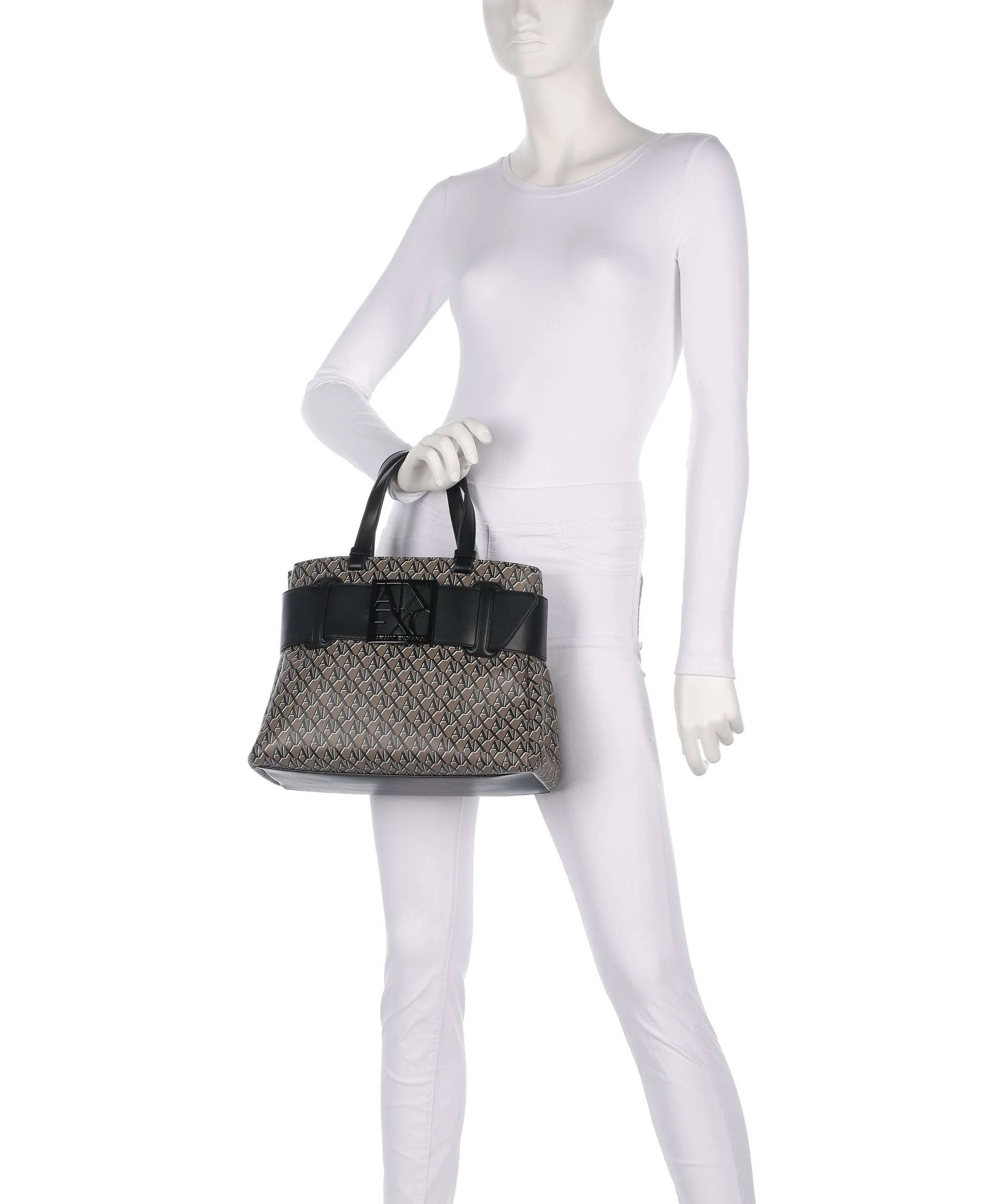 Armani Exchange Susy Soft Handtas brown bass/black - Image 3