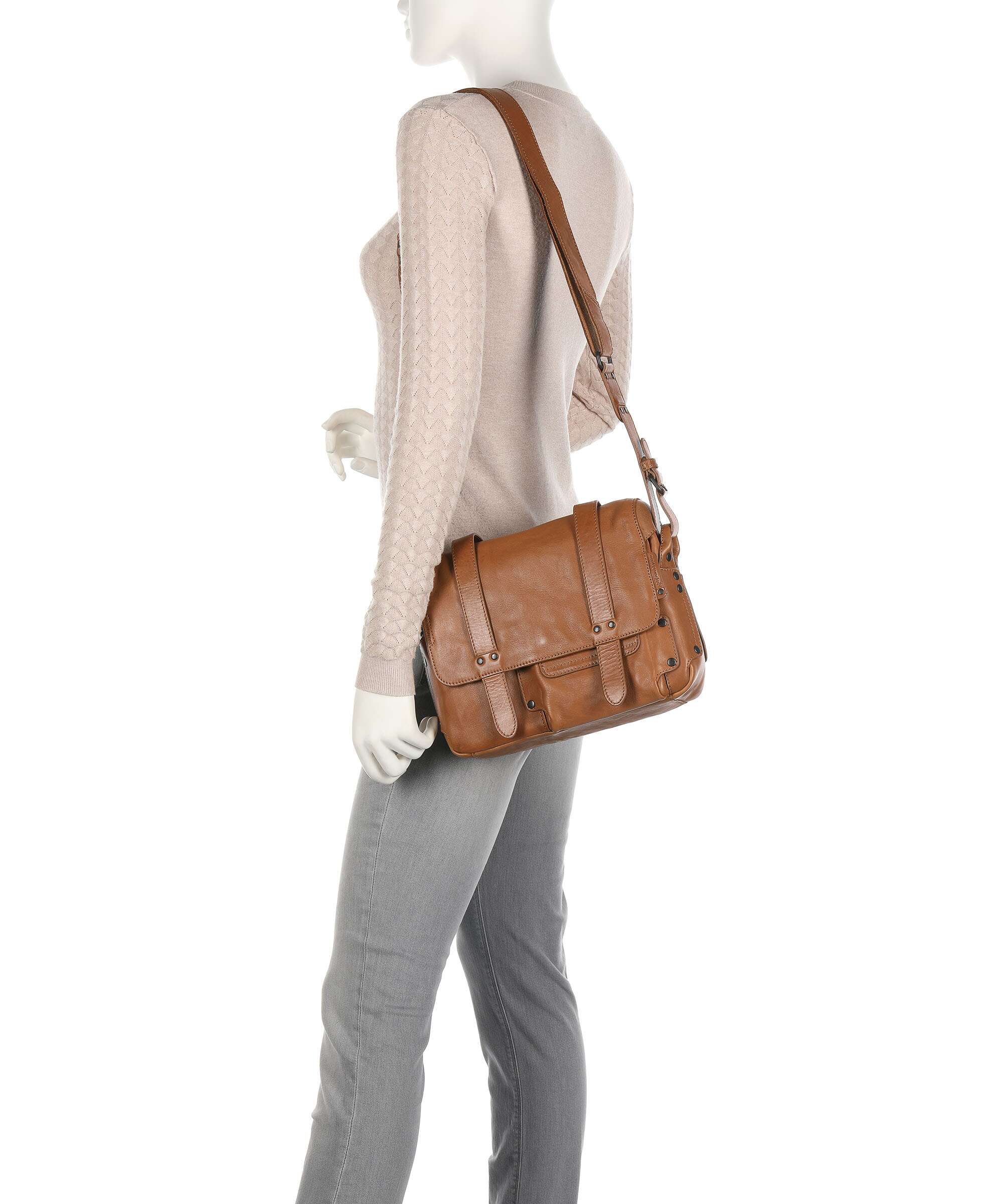 Aunts & Uncles Grandma's Luxury Club Miss Applepie Crossbody tas caramel - Image 3