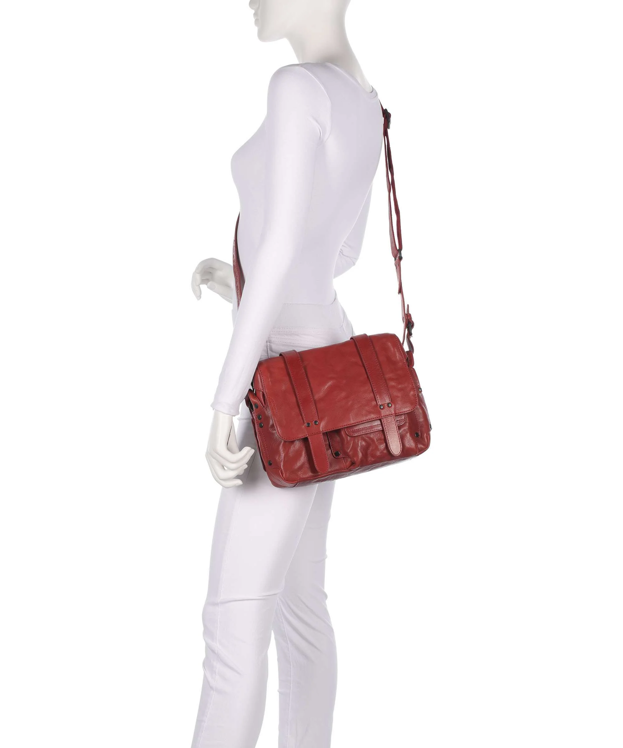 Aunts & Uncles Grandma's Luxury Club Miss Applepie Crossbody tas intense rust - Image 3