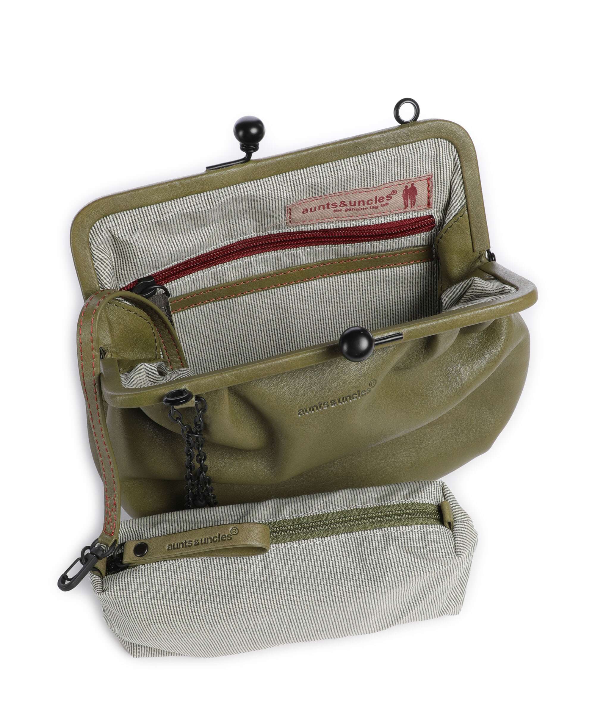 Aunts & Uncles Grandma's Luxury Club Mrs. Fortune Cookie Crossbody tas olive branch - Image 6