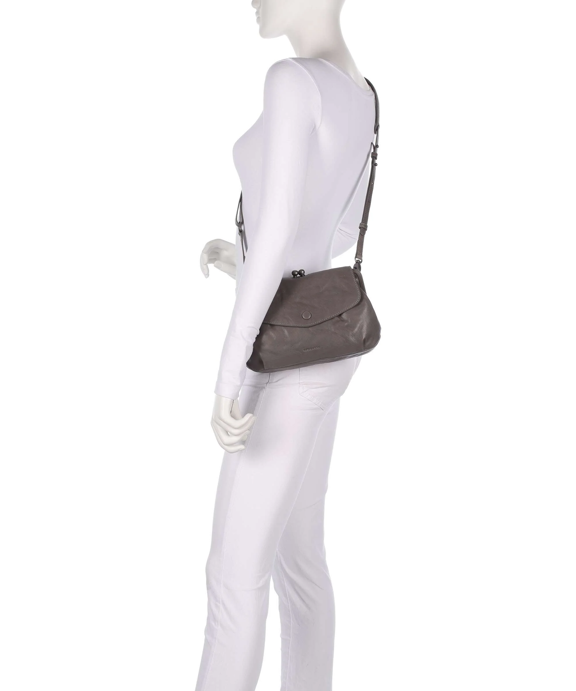 Aunts & Uncles Grandma's Luxury Club Mrs. Madeline Crossbody tas oyster grey - Image 3