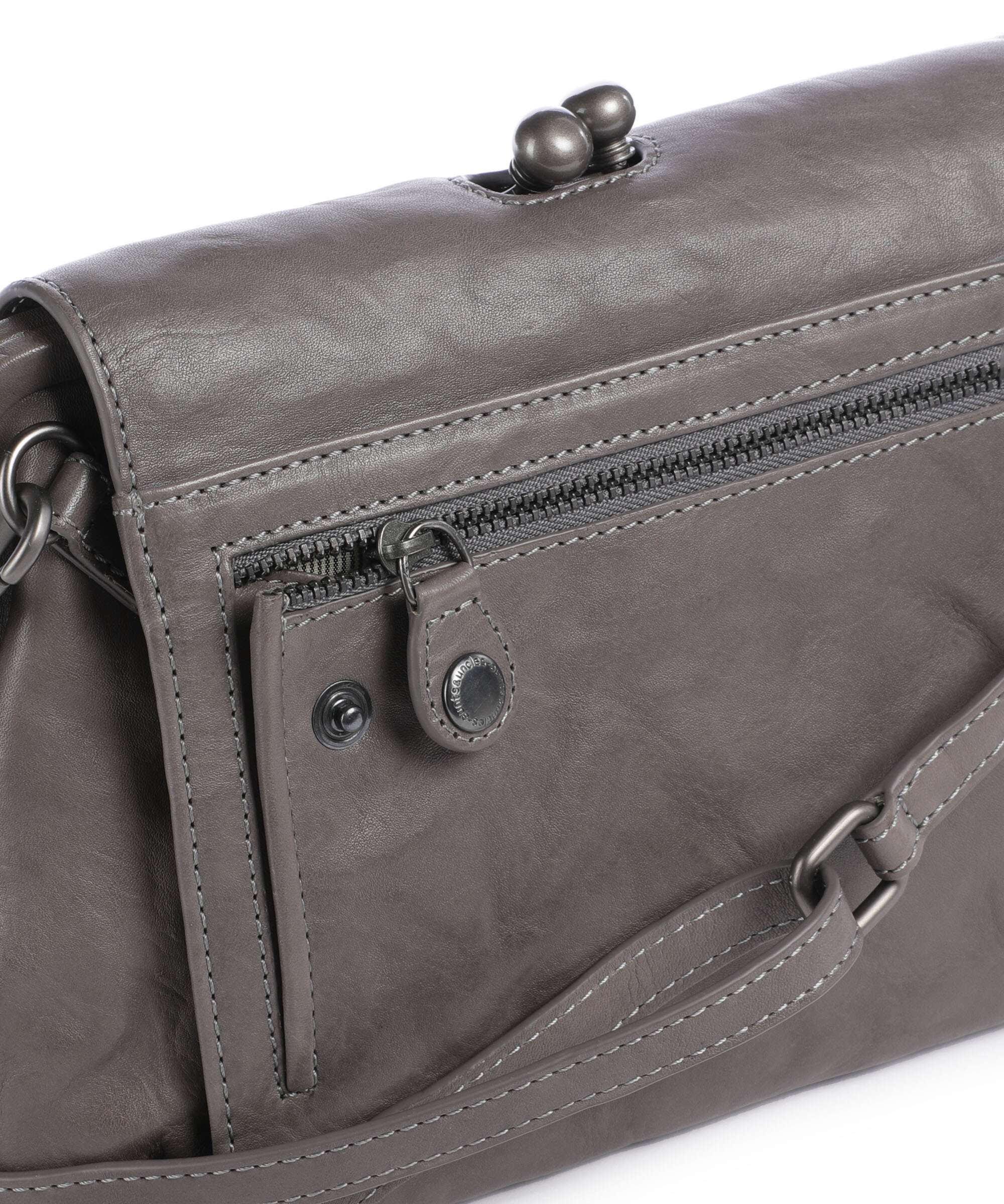 Aunts & Uncles Grandma's Luxury Club Mrs. Madeline Crossbody tas oyster grey - Image 4