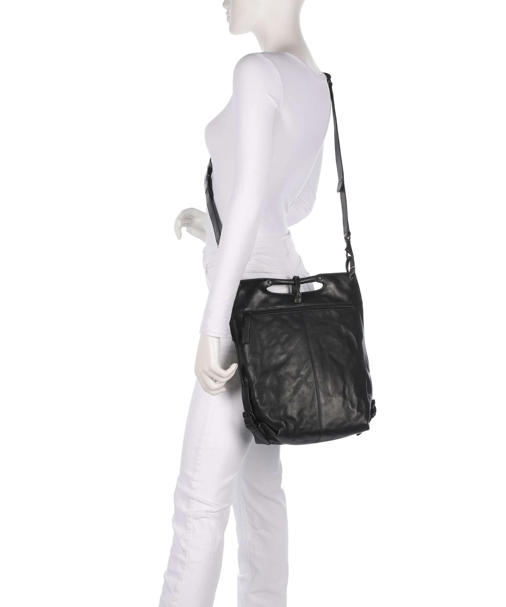 Aunts & Uncles Grandma's Luxury Club Mrs. Pancake Schoudertas jet black - Image 3