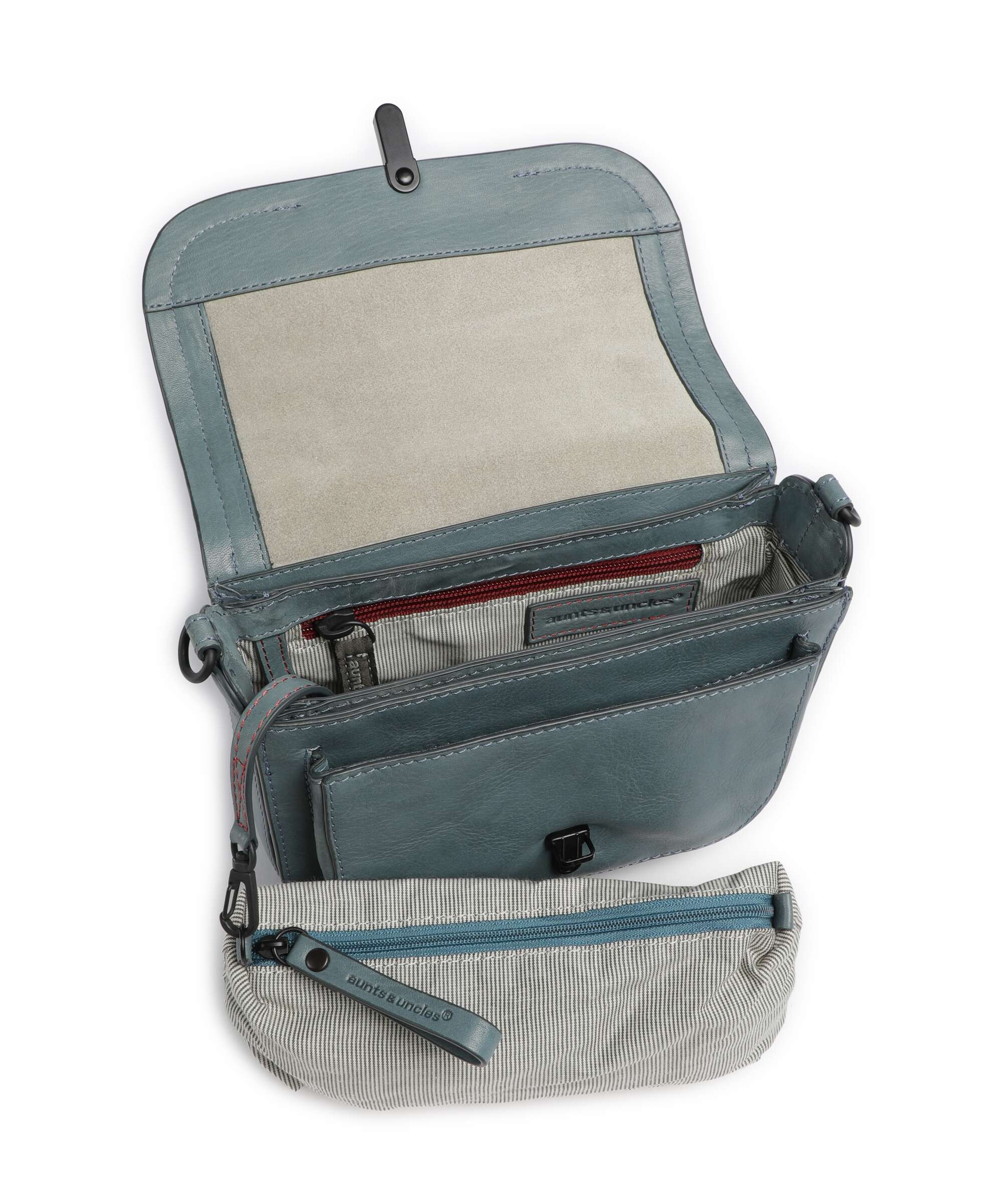 Aunts & Uncles Grandma's Luxury Club Mrs. Waffle Crossbody tas aegean blue - Image 6