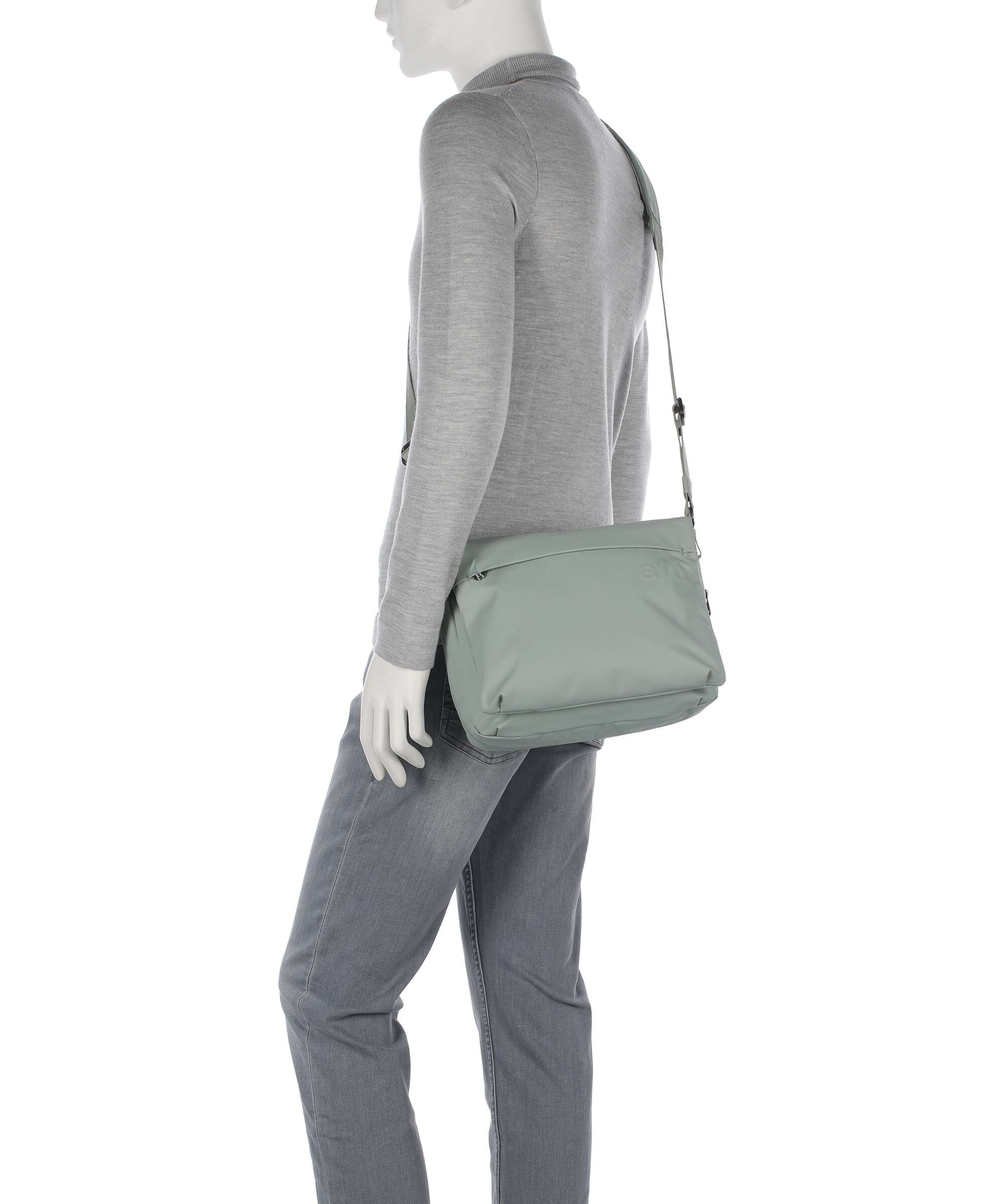 Aunts & Uncles Japan Lite Aoki Koerierstas sage green - Image 4
