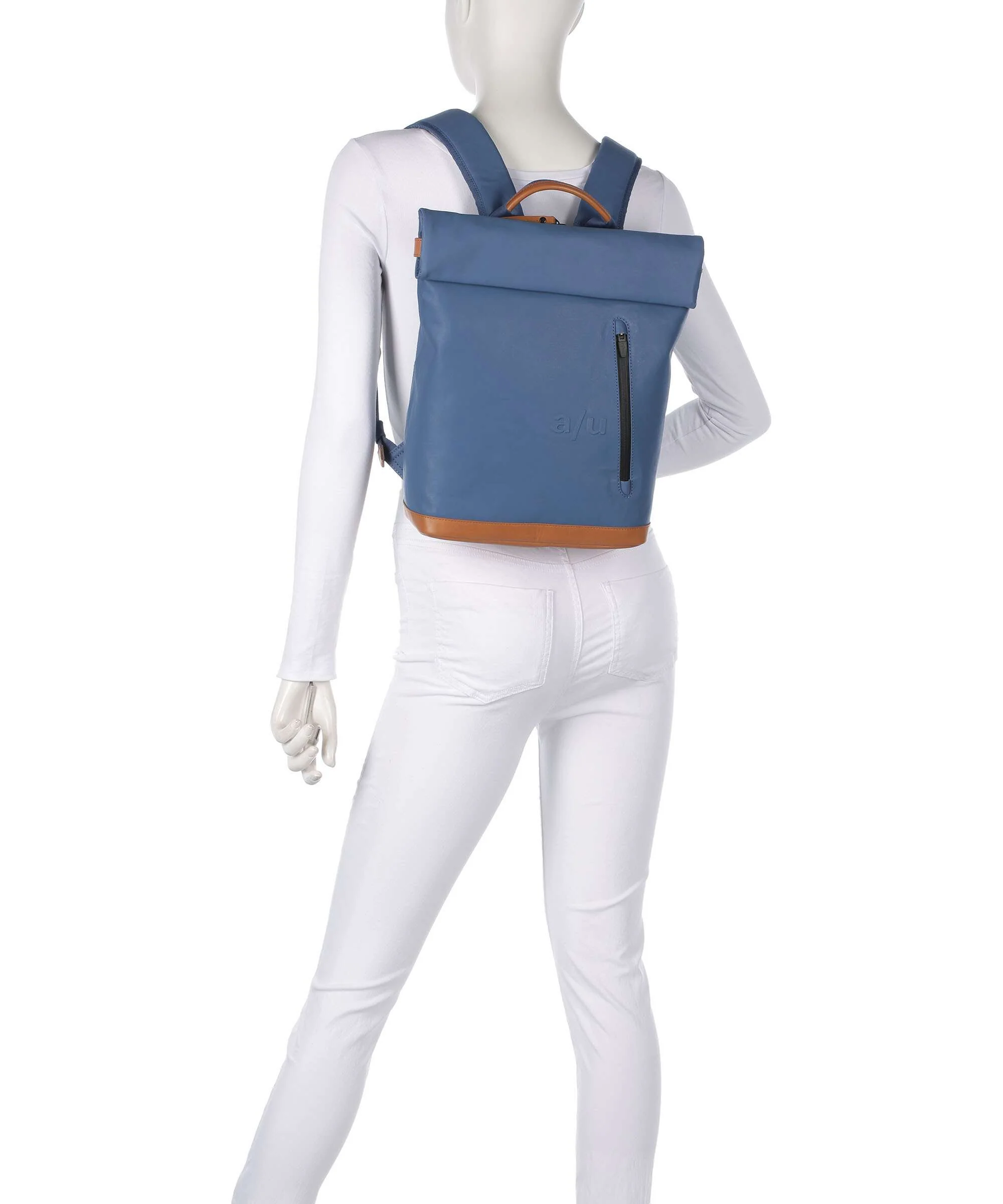 Aunts & Uncles Japan Wakayama Rolltop rugzak blue jeans - Image 3