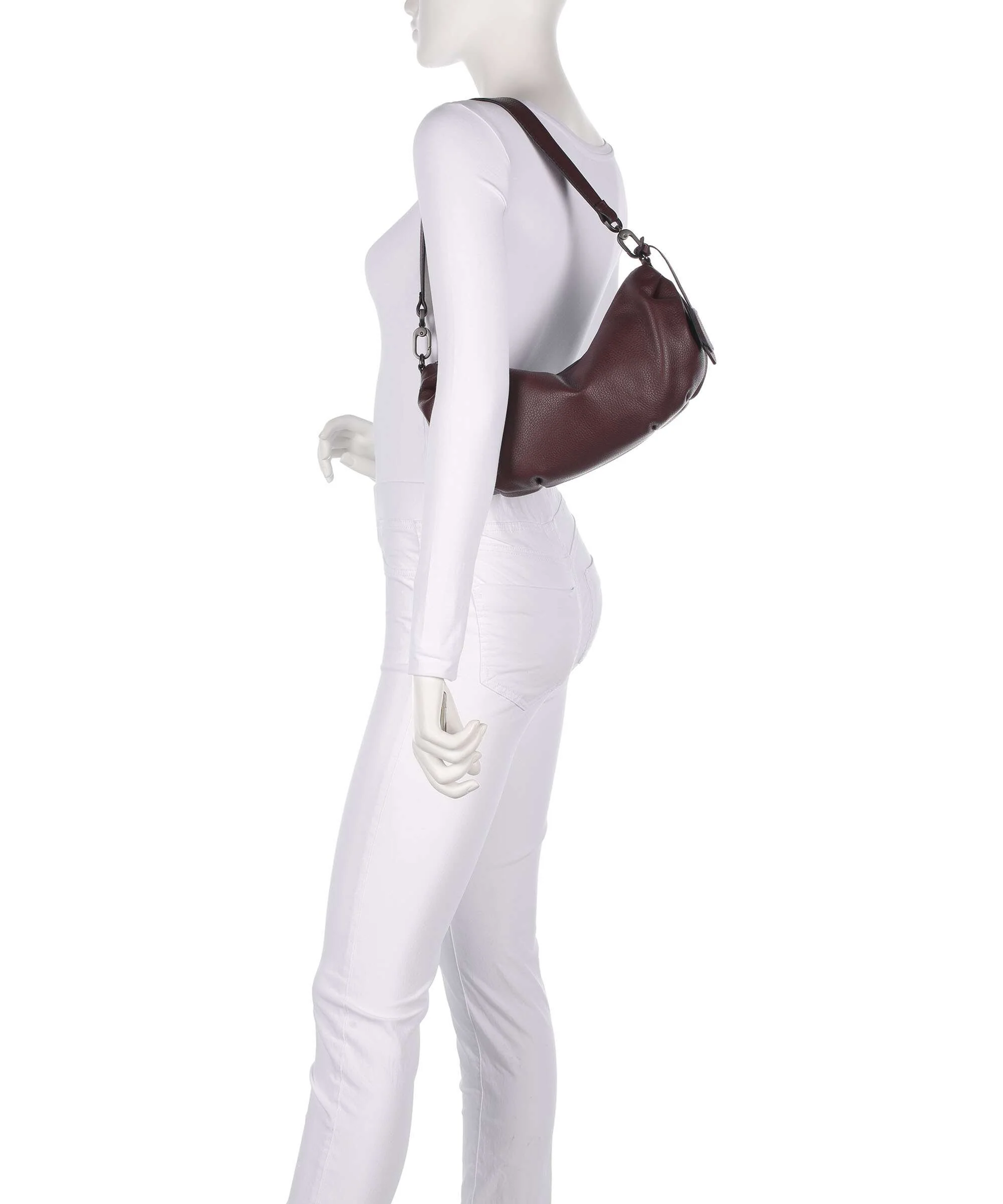 Aunts & Uncles Philocalists Sparkle Hobo tas merlot - Image 3