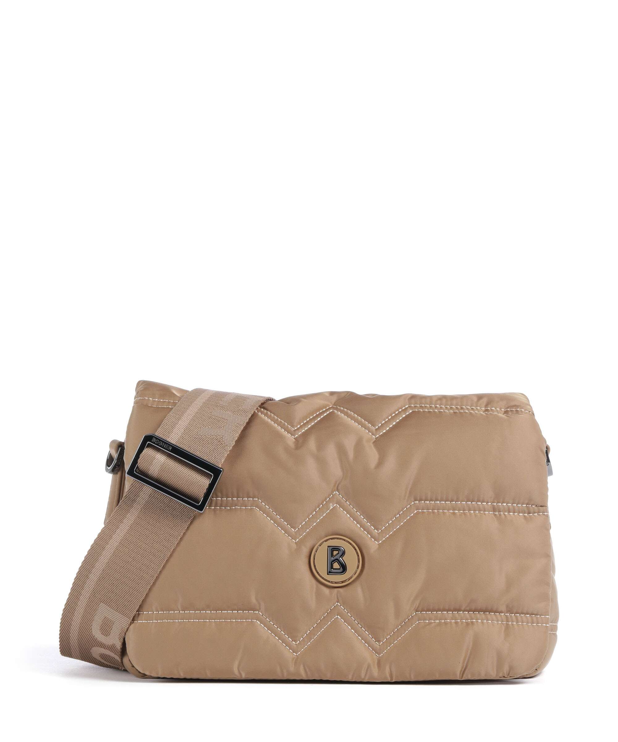 Bogner Wallis Tessuto Bar Crossbody tas brown sugar