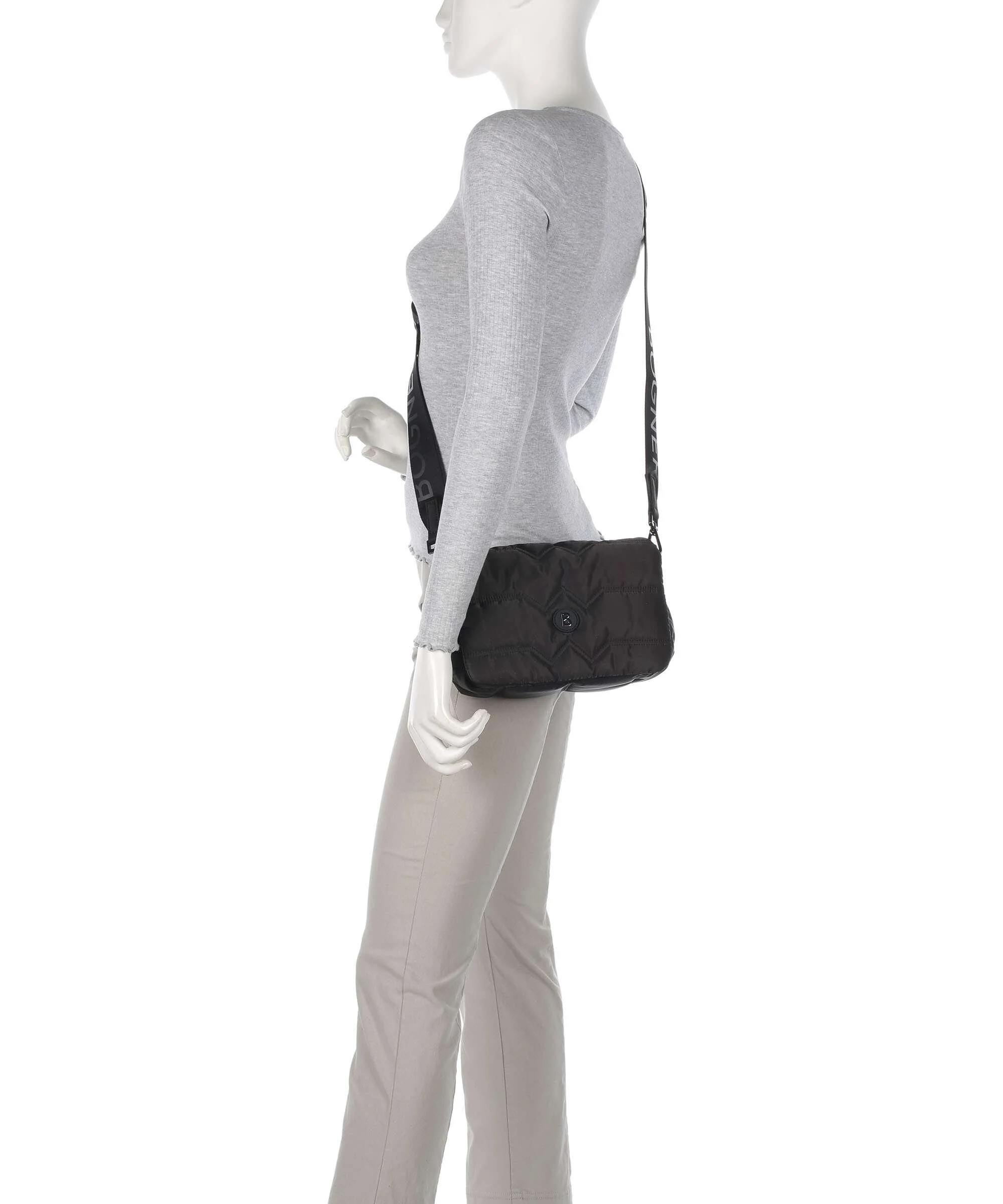 Bogner Wallis Tessuto Bar Crossbody tas black - Image 3